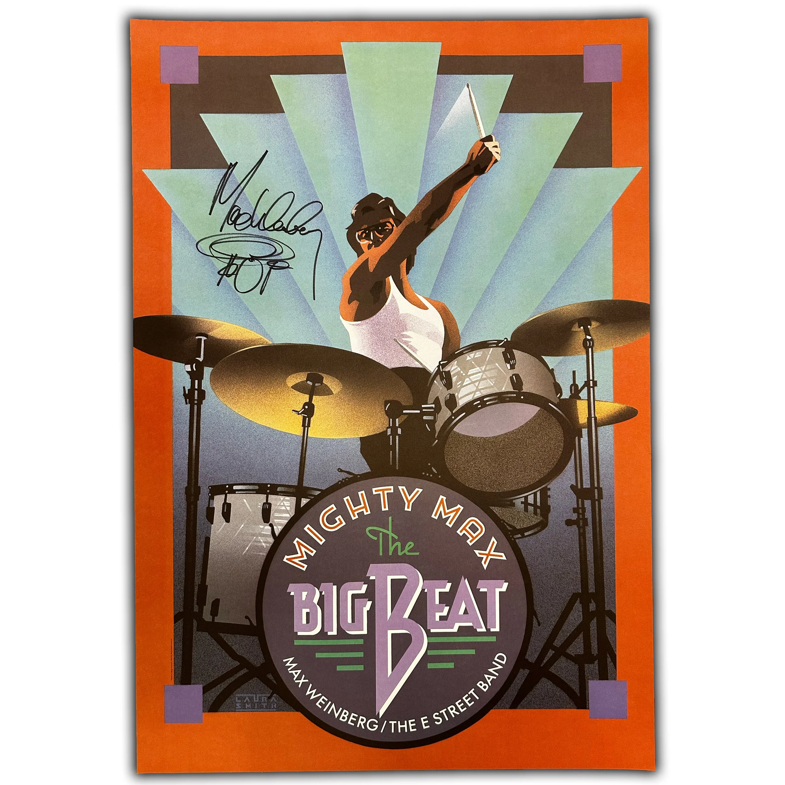 Signed "Born in the USA" Era Poster