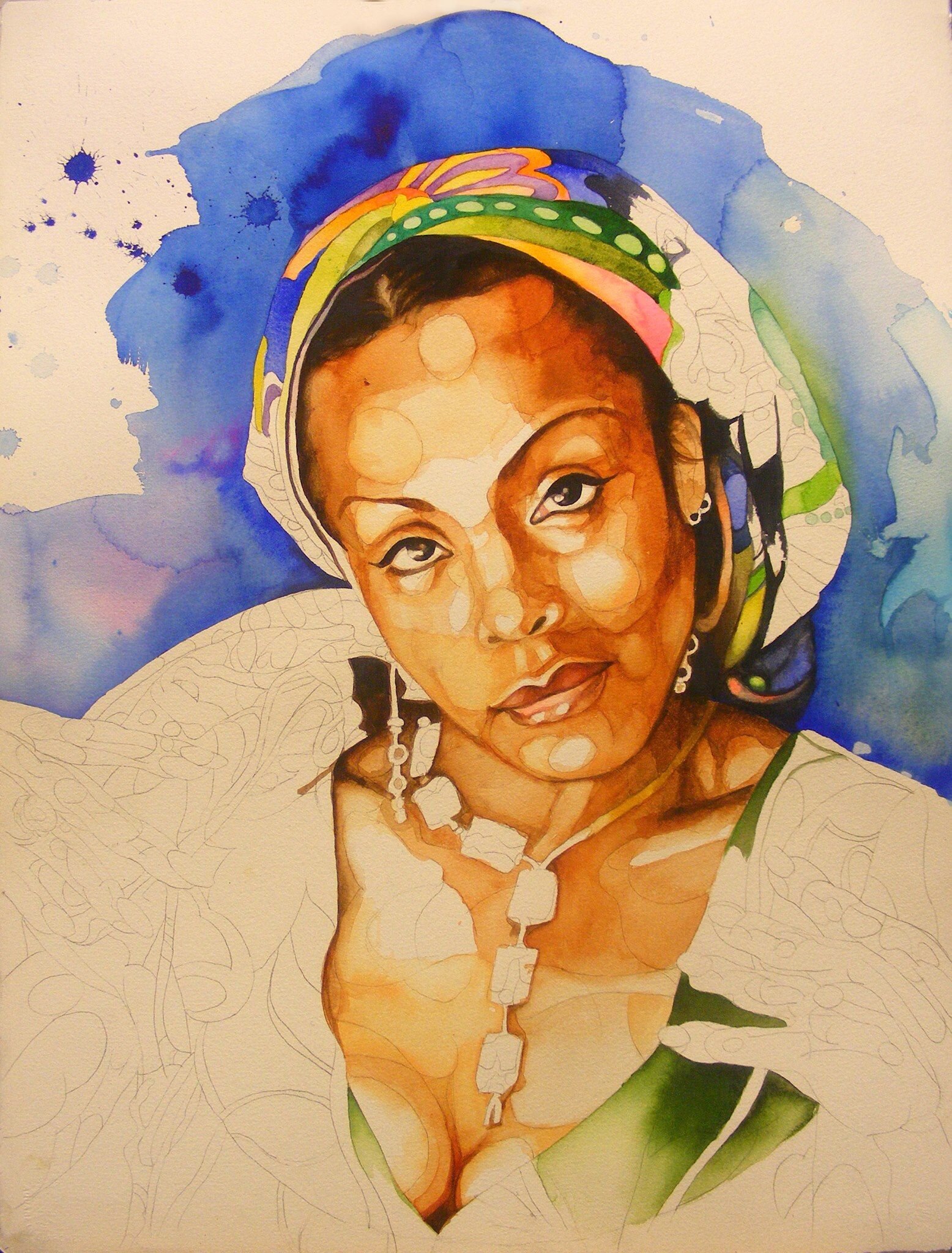 NEW WORKSHOP | DEC 14TH |  1-4 PM|Watercolor Portraiture Led By James Gayles