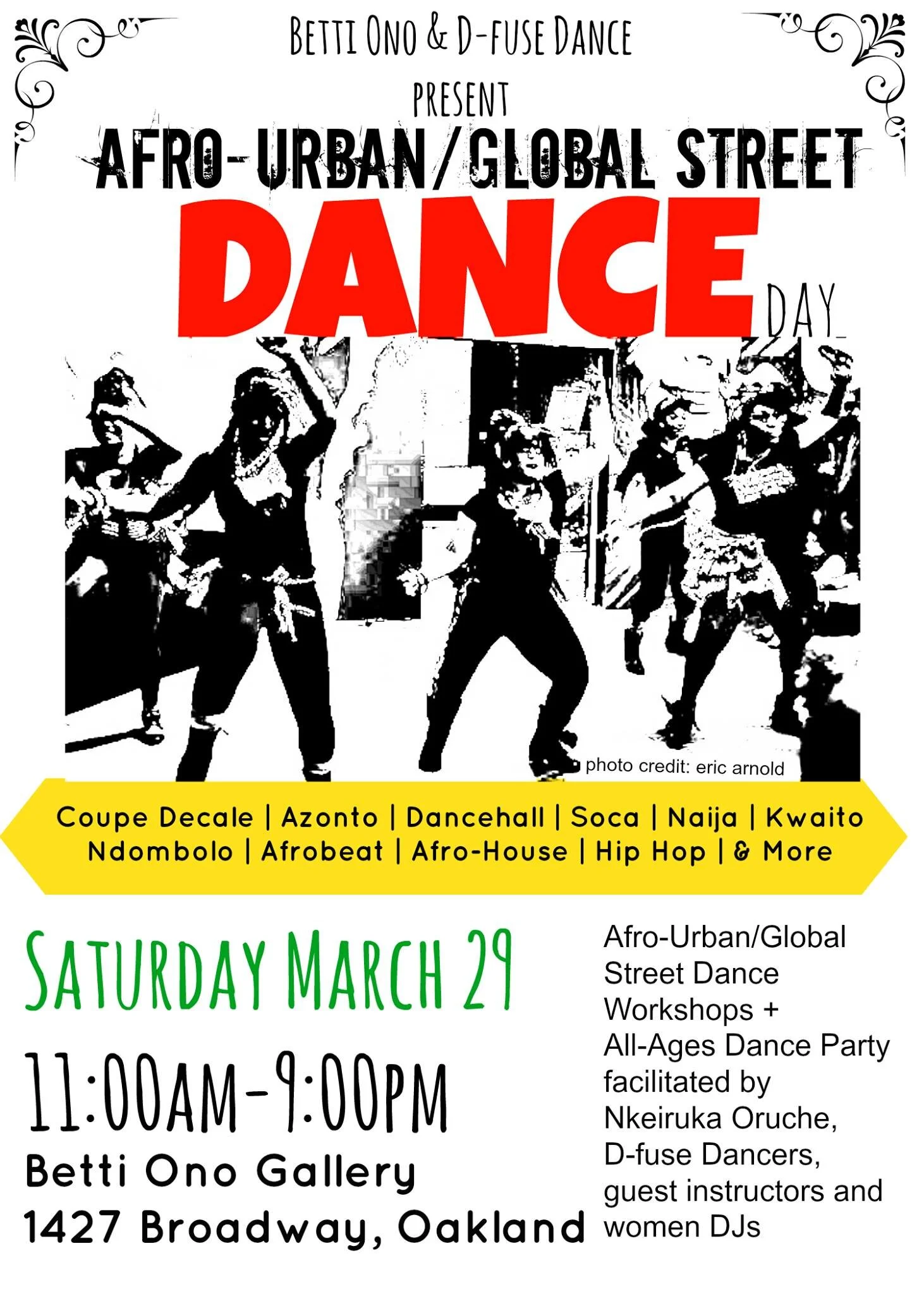 Afro-Urban/Global Street Dance Day | Saturday March 29th