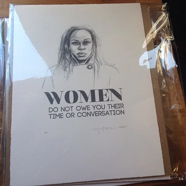 Limited Edition Lithograph by Tatyana Fazlalizadeh Now Available Online