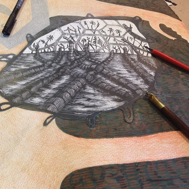 June 6 &amp; 7 • June 13 &amp; 14, 2015 • Pro Arts East Bay Open Studios with STRIATION artist Jamie Treacy