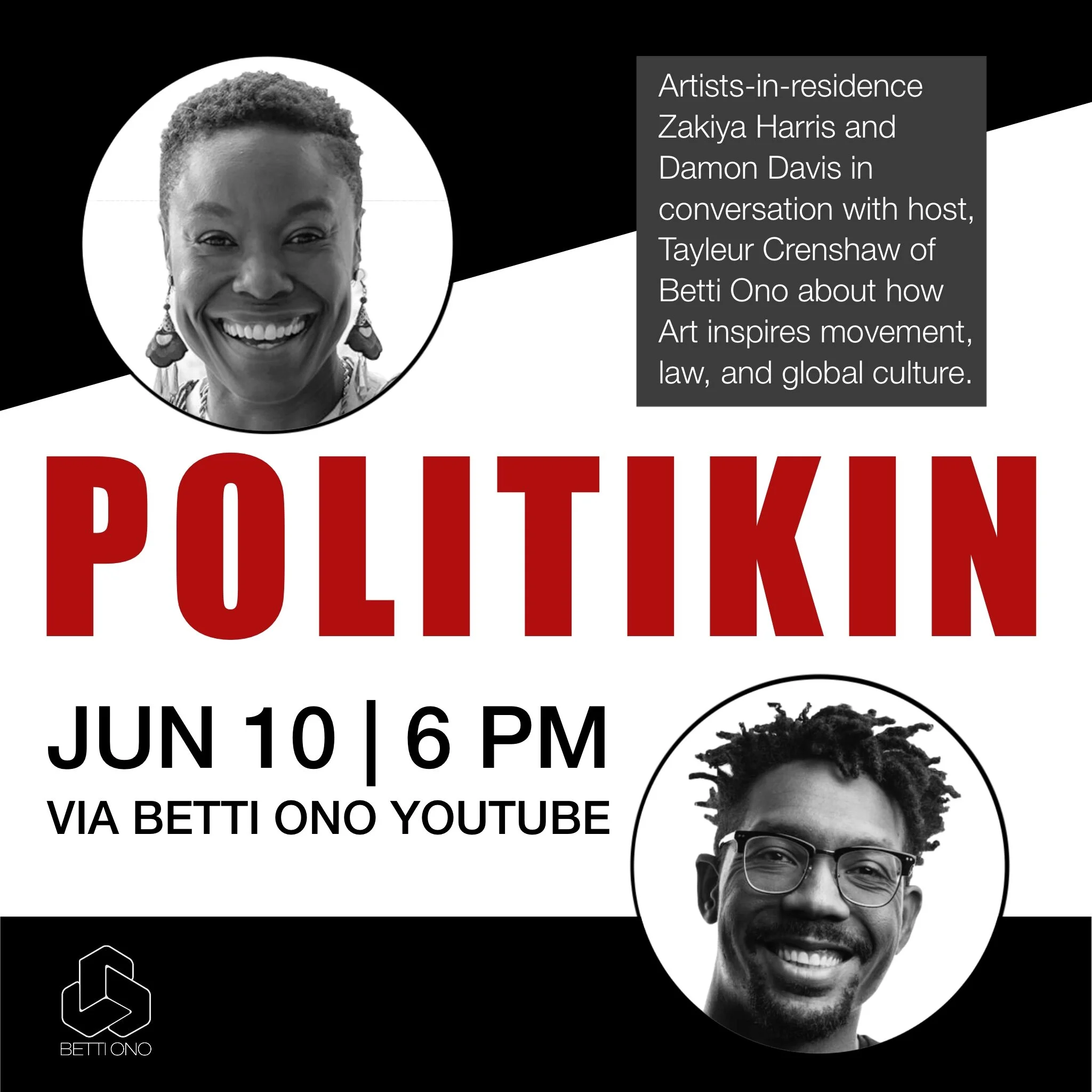 Politikin: How Art Builds Power Through Culture w. Zakiya Harris & Damon Davis