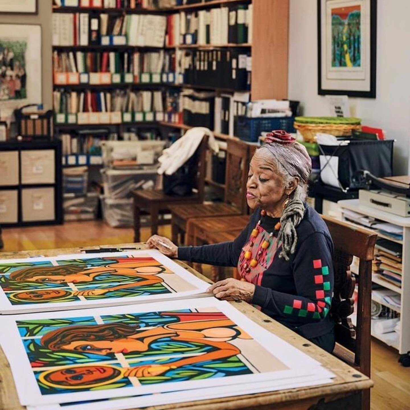 When we say Betti Ono represents and embodies &ldquo;A BOLD manifestation of liberation and power&rdquo; - we are referring to mixed media sculpter, painter, quilter, performing artist, activist and author FAITH RINGGOLD! Never defined by one medium,