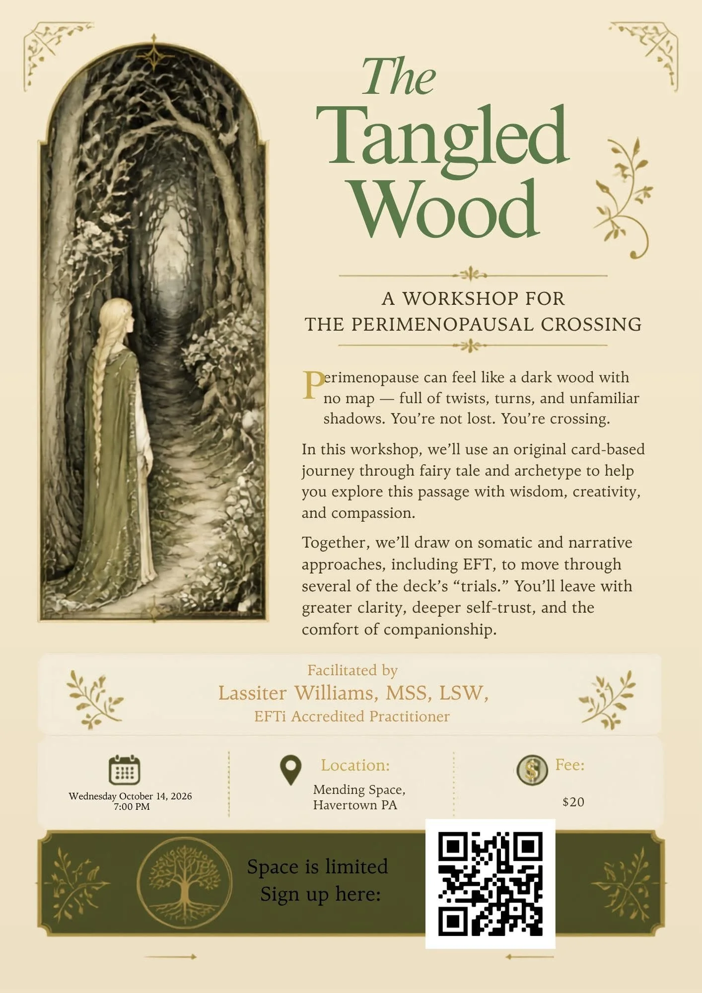 The Tangled Wood: A Workshop for Perimenopausal Crossing
