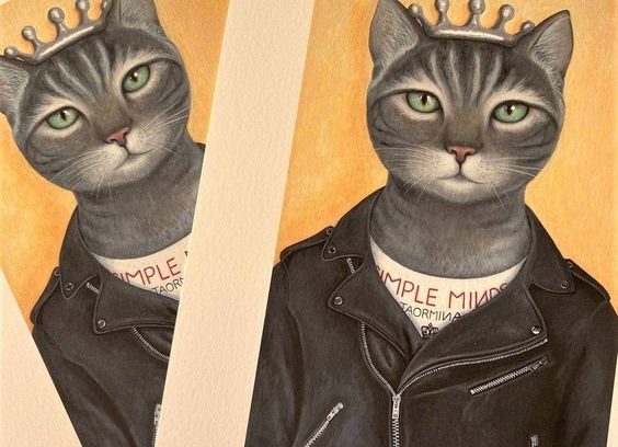 Taormina Minds Cat Print