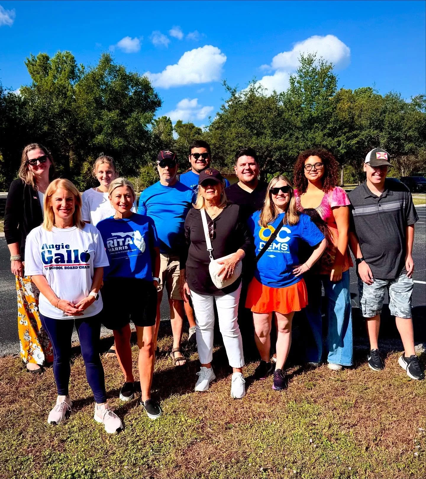 We just launched our D1 canvass in Dr. Phillips alongside School Board Member Angie Gallo! We are talking to voters across Orange County in this Saturday of Action about their power and how we can organize together to deliver a stronger future for ou