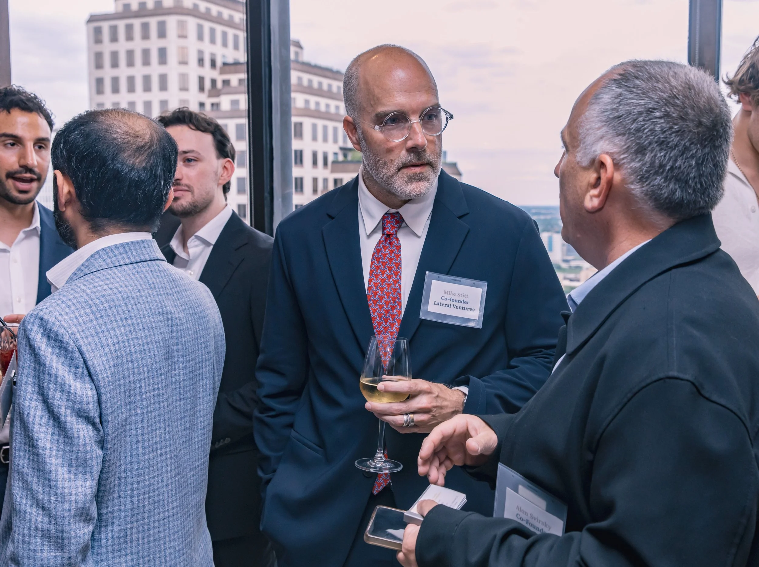 Texas Venture Gala & Forum community networking before dinner.