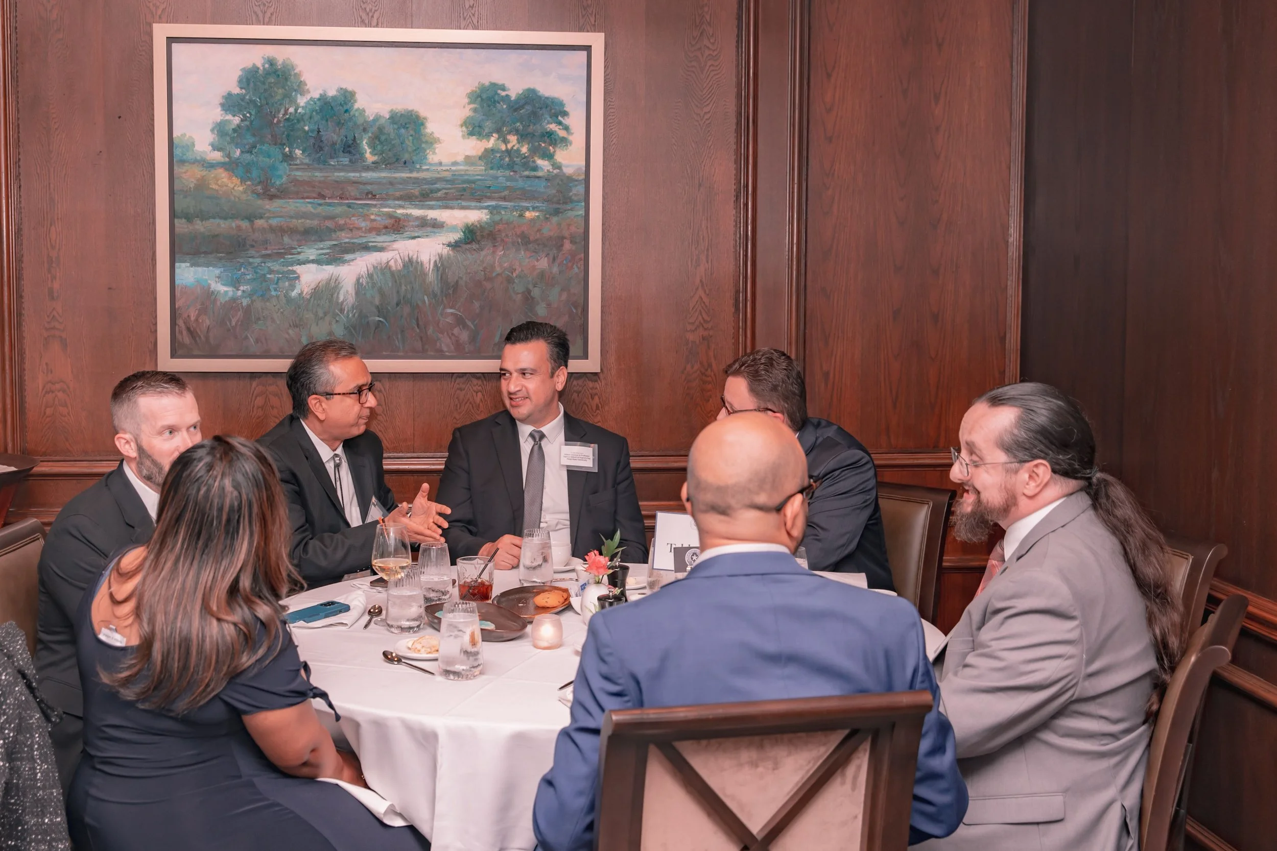 Texas State University Innovation Gala Dinner Table