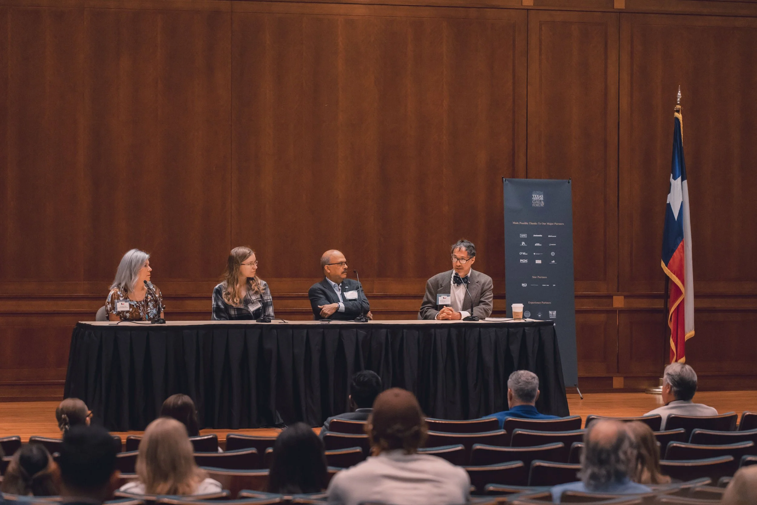 Texas Venture Gala & Forum session focused on innovation, investment, and entrepreneurship
