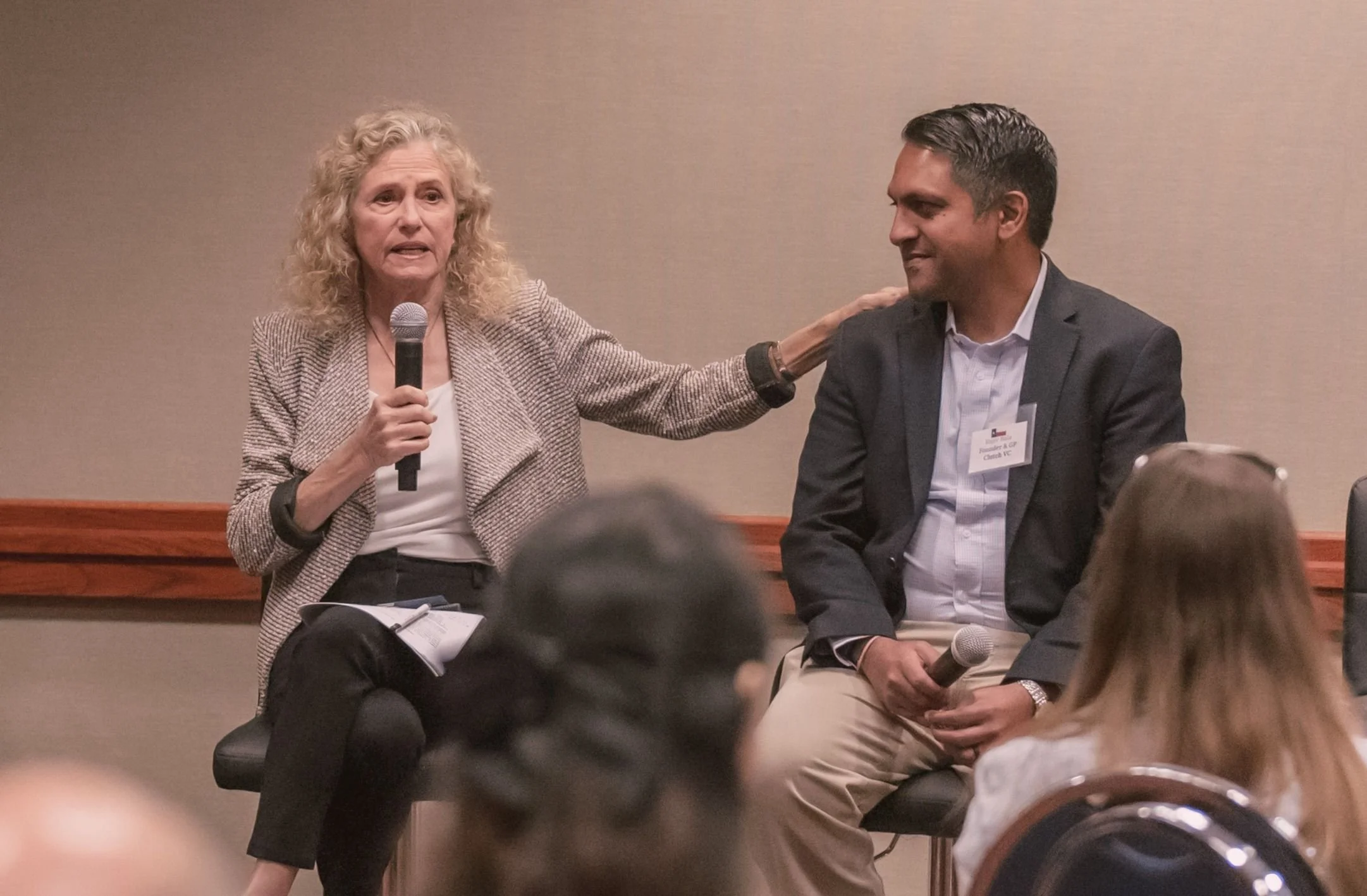 Texas Legislator and Texas Investor speaking on a panel