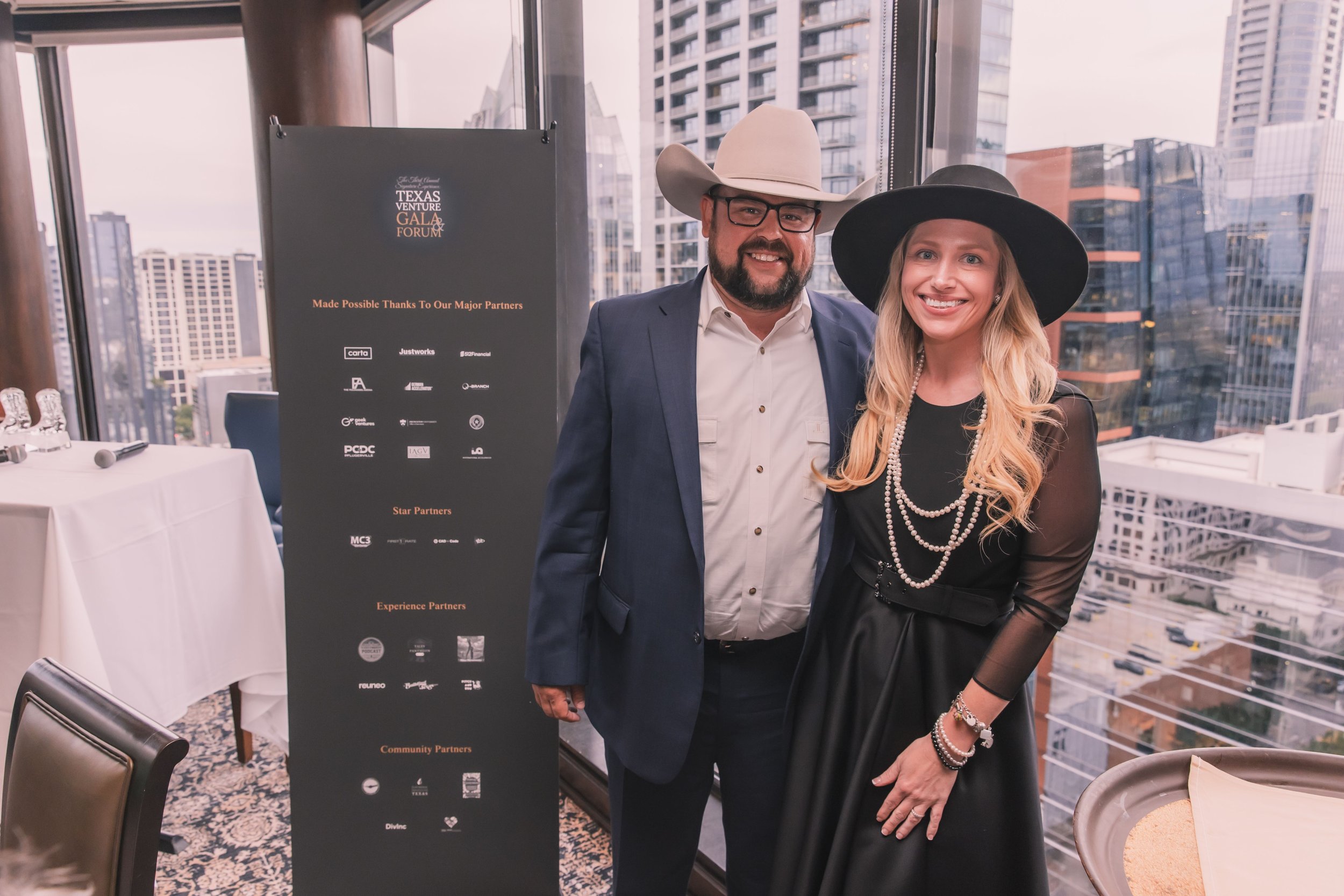 Texas Innovators posing at the Texas Venture Gala & Forum