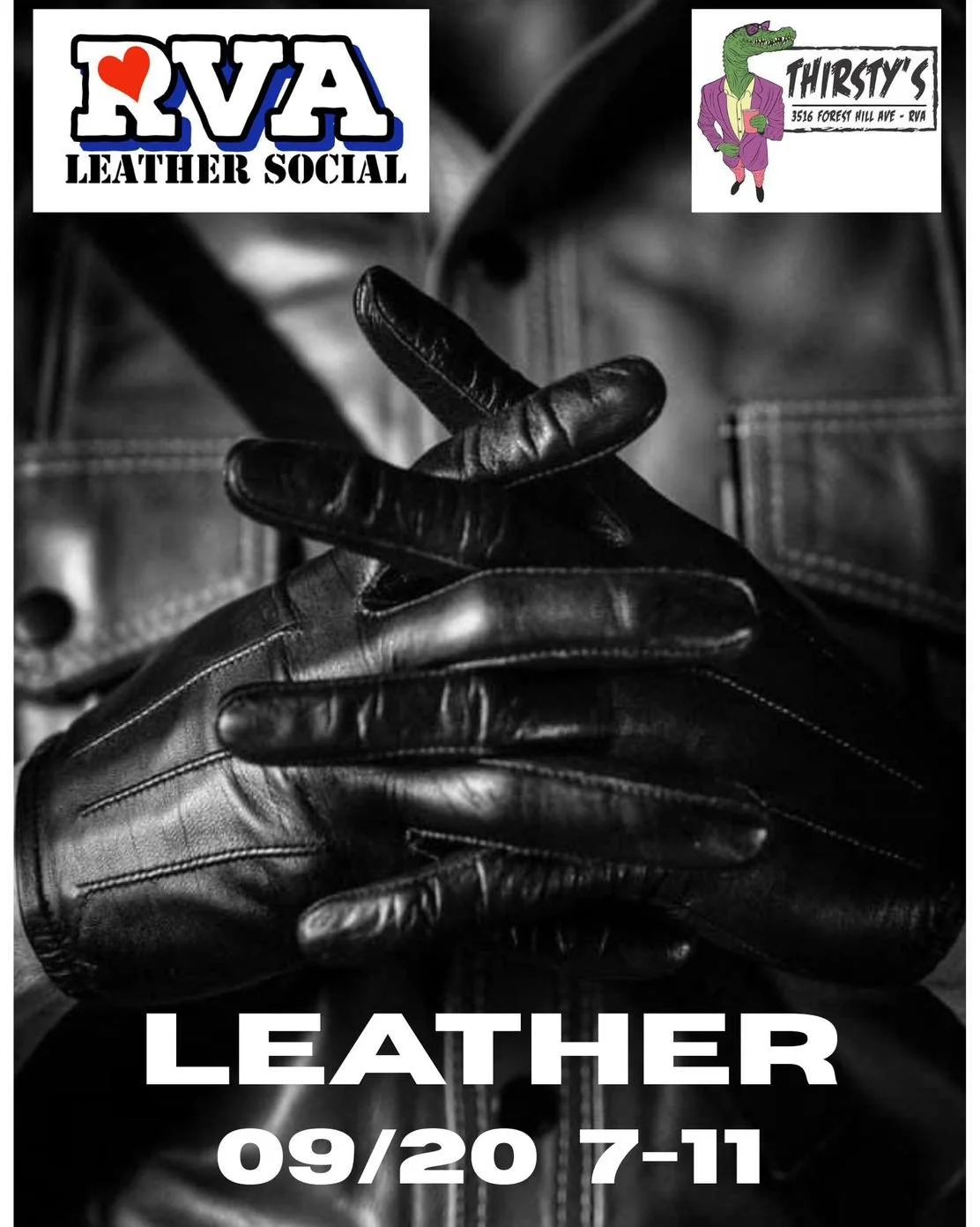 👨&zwj;✈️🏳️&zwj;🌈Leather Night🏳️&zwj;🌈👨&zwj;✈️

Let&rsquo;s dress up with our best classic leather looks, this Saturday. 

And just some exciting upcoming news:

NEXT Friday the 26th, there will be NO Kareoke as we instead host the Kink celebrat