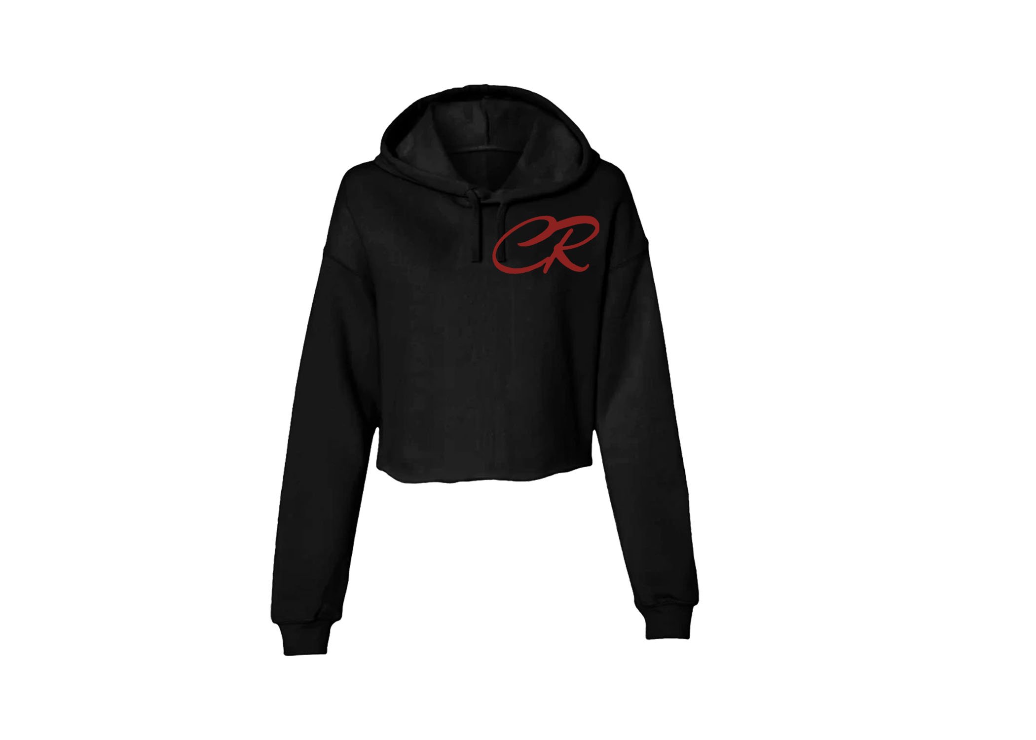 Club R Crop Top Hoodie