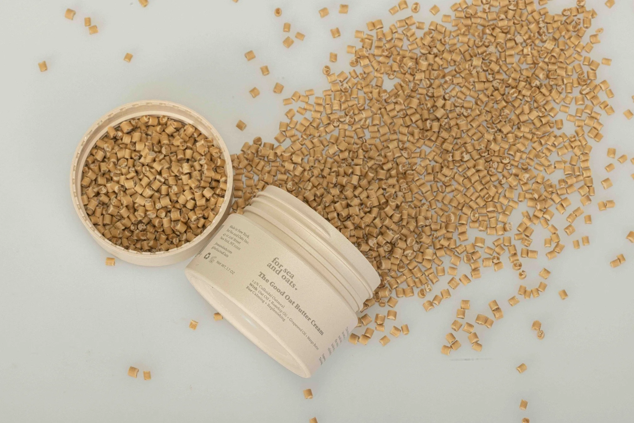 for sea and oats - jar packaging