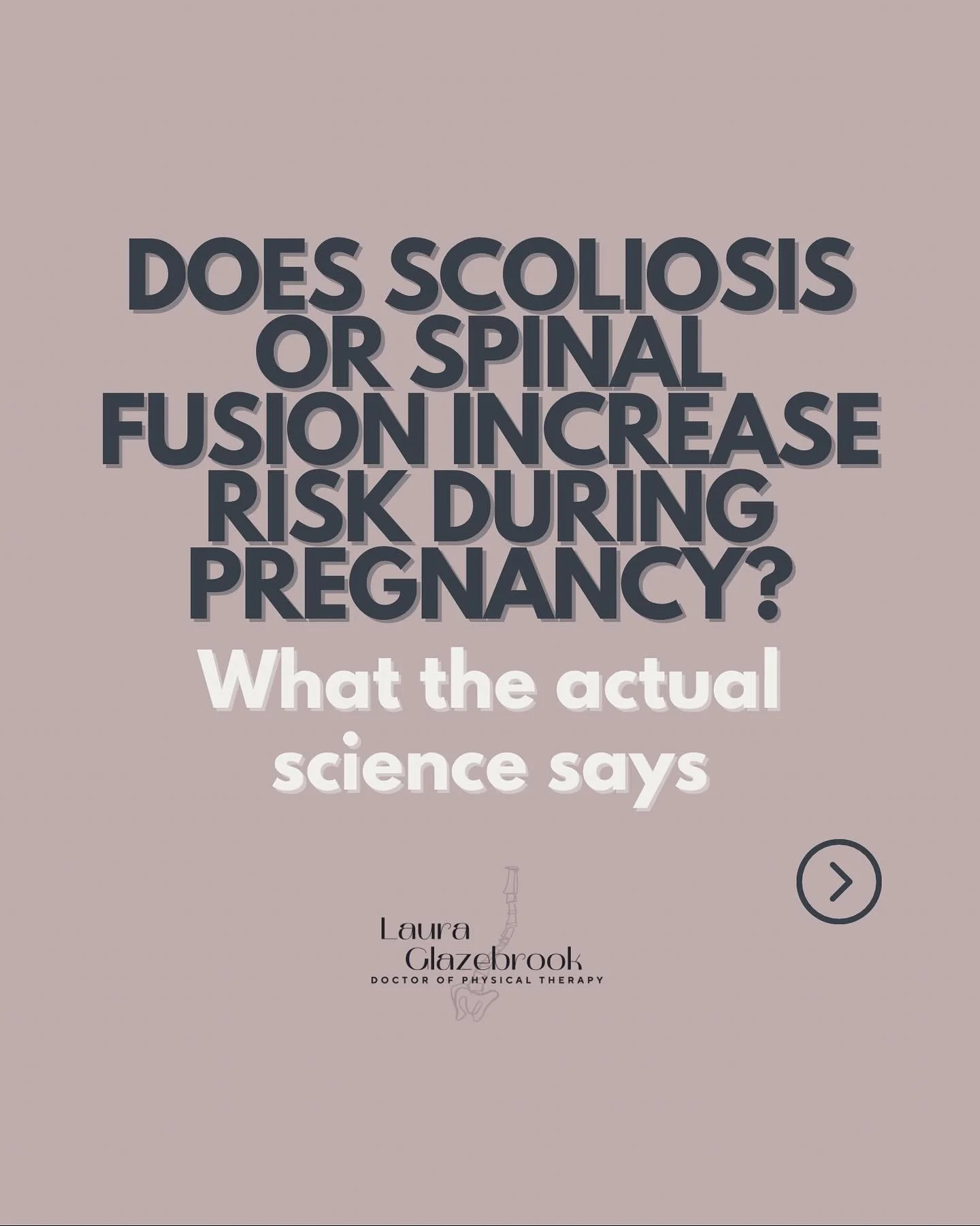 Scouring the research on what we ✨ ACTUALLY✨ know about pregnancy with scoliosis?

I got you, boo. 

This is a topic I constantly get questions about. As a pregnancy and postpartum coach, it&rsquo;s part of my business to stay up-to-date on the lates