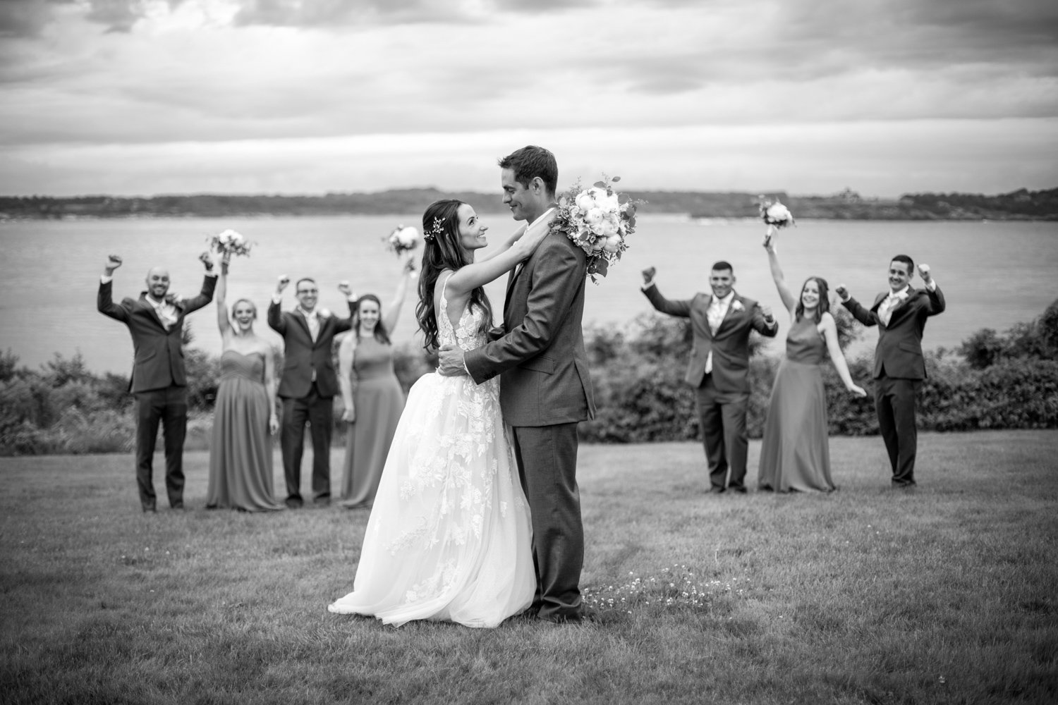 You know, just a little #blackandwhite from a #cloudyday making a little soft #dramatic lighting @oceancliffnewport 
.
.
.
.
.
@ahiller330 @jaime_nixon @davidsbridal
.
.
.
.
.
#romance #wedding #riweddingphotographer #maweddingphotographer #newportwe