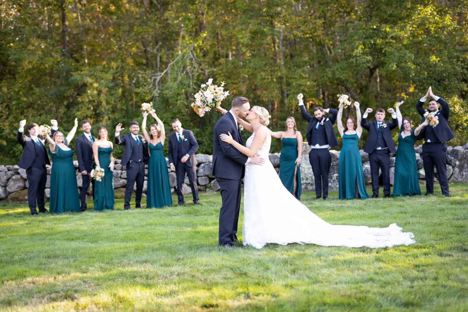 Had a blast with these folks! 
Couple: @brenna_feurtado and @slowejamz
Venue: @bittersweetfarmwestport  @whitesofwestport
DJ:  @musiconwheelspeteandtammy
Cake: @leddysbakeryfallriver
Dress: @alexandrasbridalboutique
Suits: @menswearhouse
HMU: @blinke