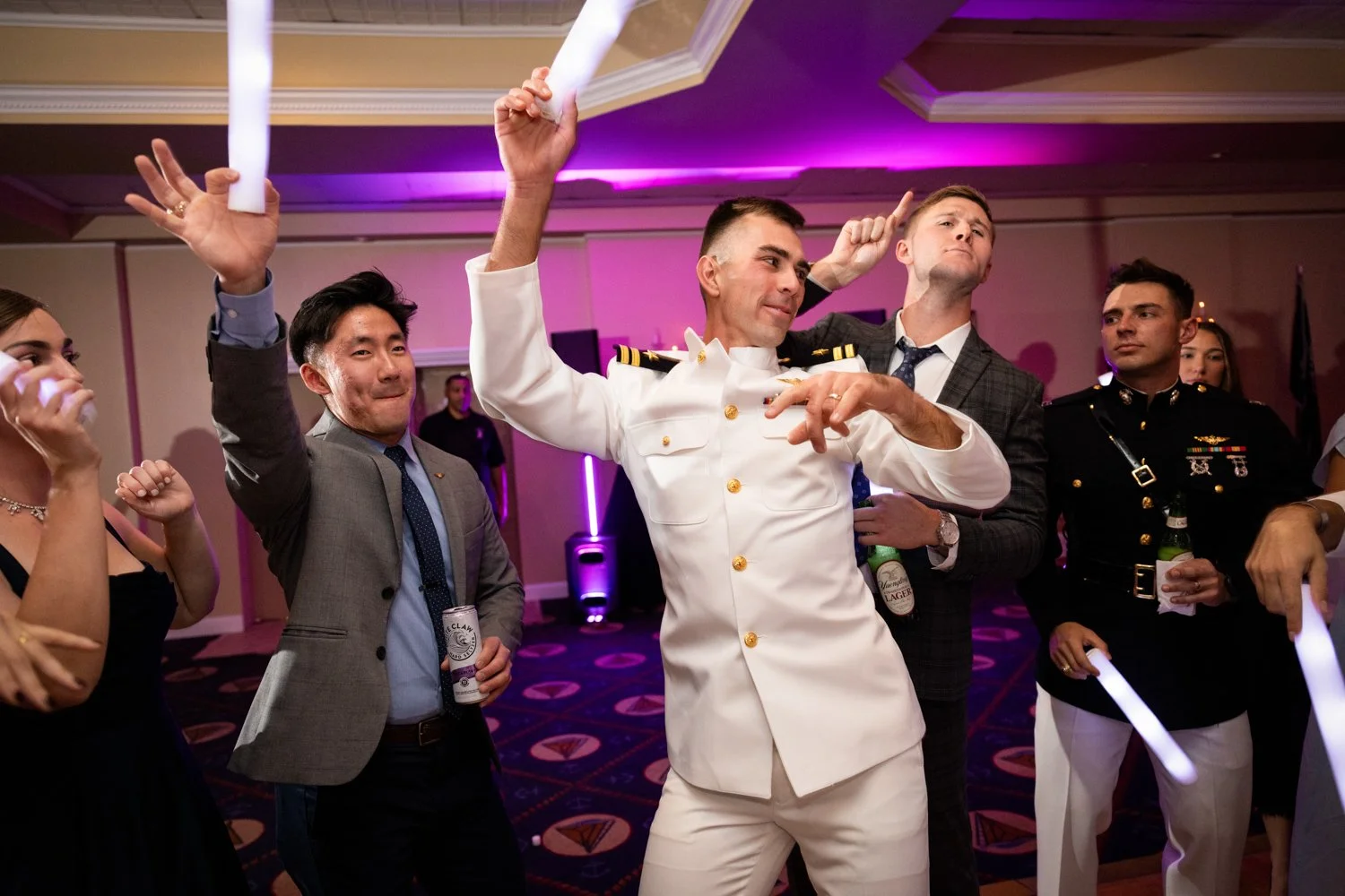 Lots of fun on the #dancefloor! 

Couple: @alyssa_scott1 and @kevin_hogan5
Venue: @usnavy @navstanewportri #newportofficersclub #newportoclub #stjosephsparishnewport #stjosephschurch
Hair/Makeup: Kelsey Masnyk Beauty
Band/DJ: @Lukesent
Videographer: 
