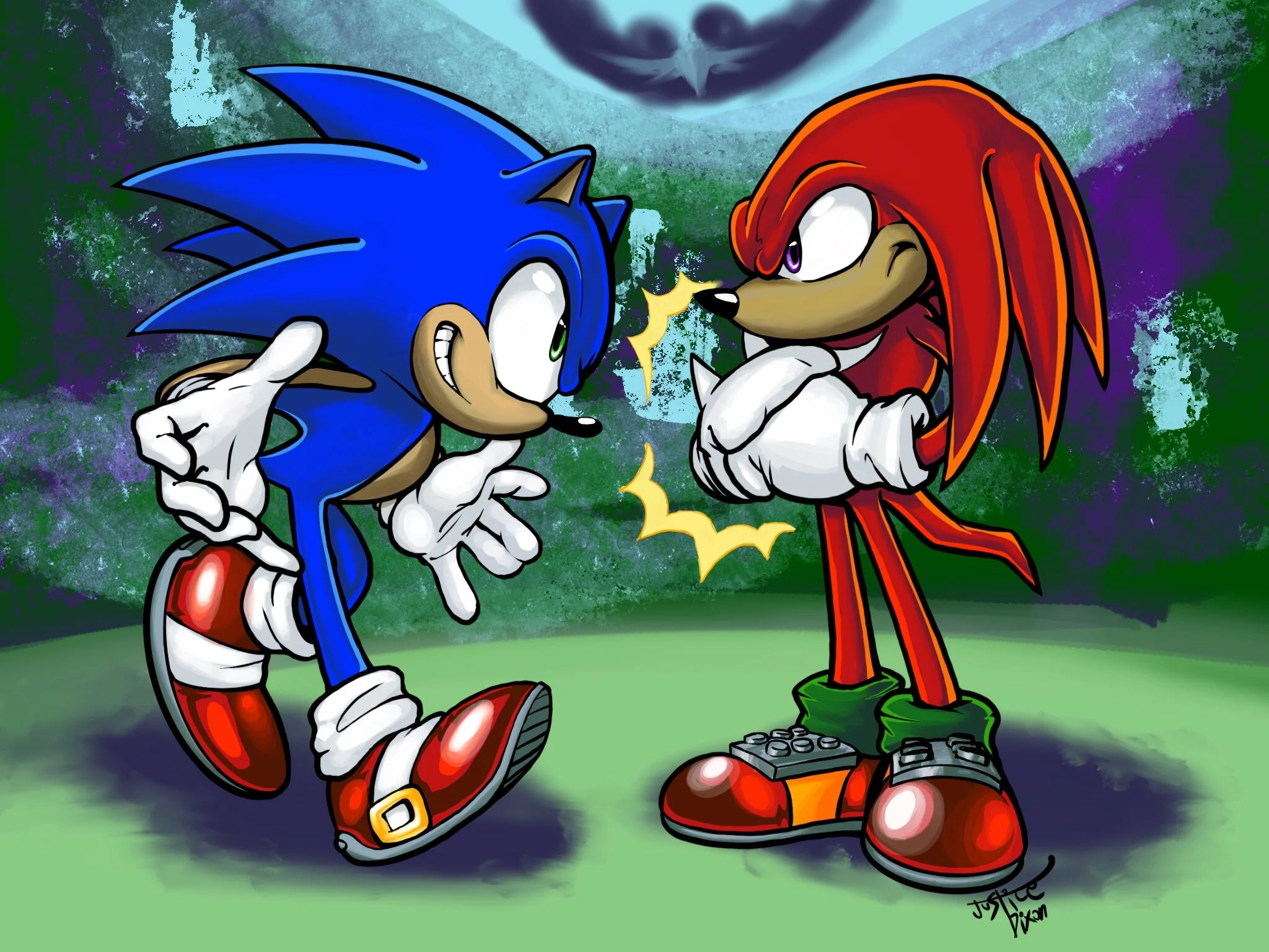 Sonic and Knuckles (fan art)