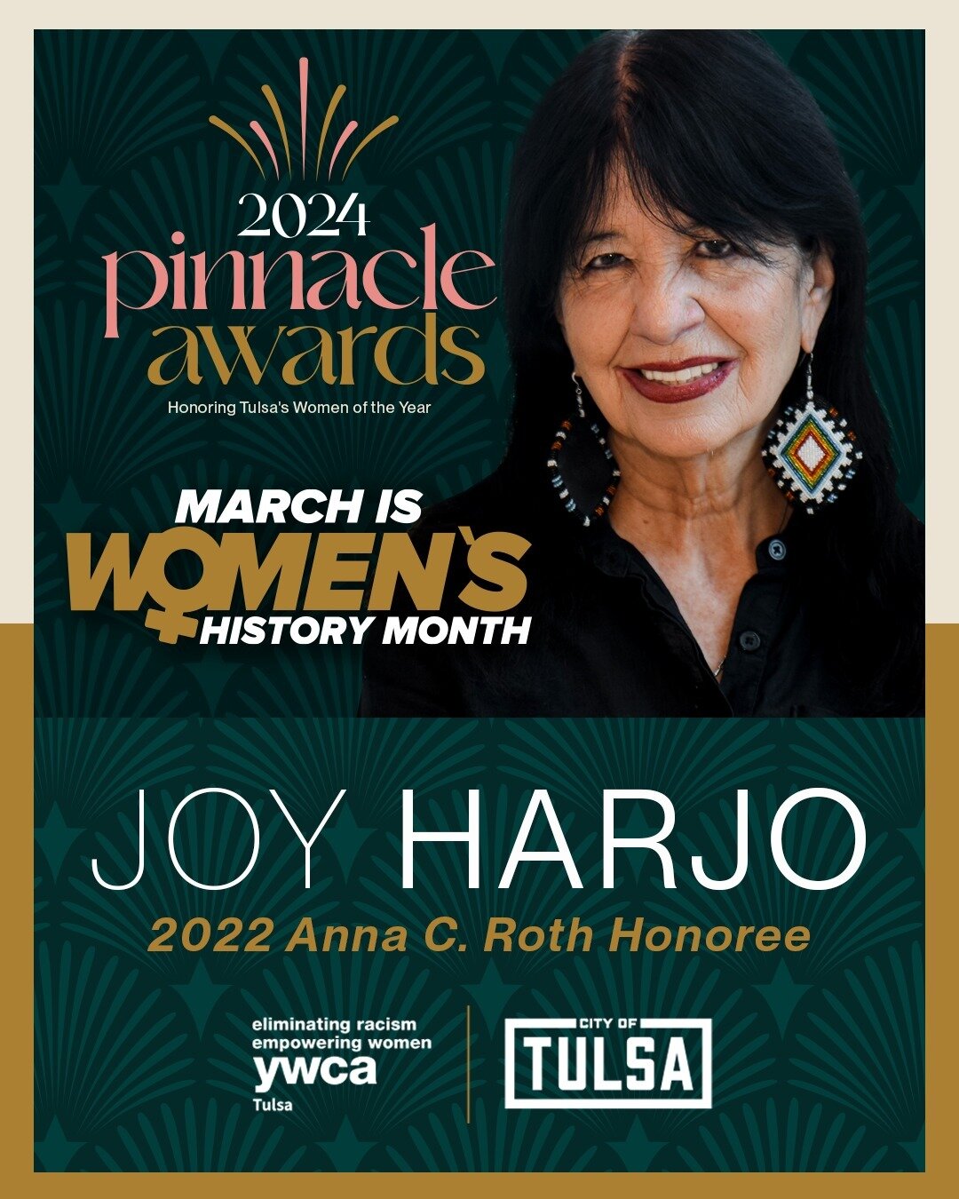 🌟 As Women's History Month draws to a close, we are thrilled to celebrate the remarkable achievements of Joy Harjo, the 23rd Poet Laureate of the United States. A proud member of the Mvskoke Nation, Joy embodies resilience, creativity, and cultural 