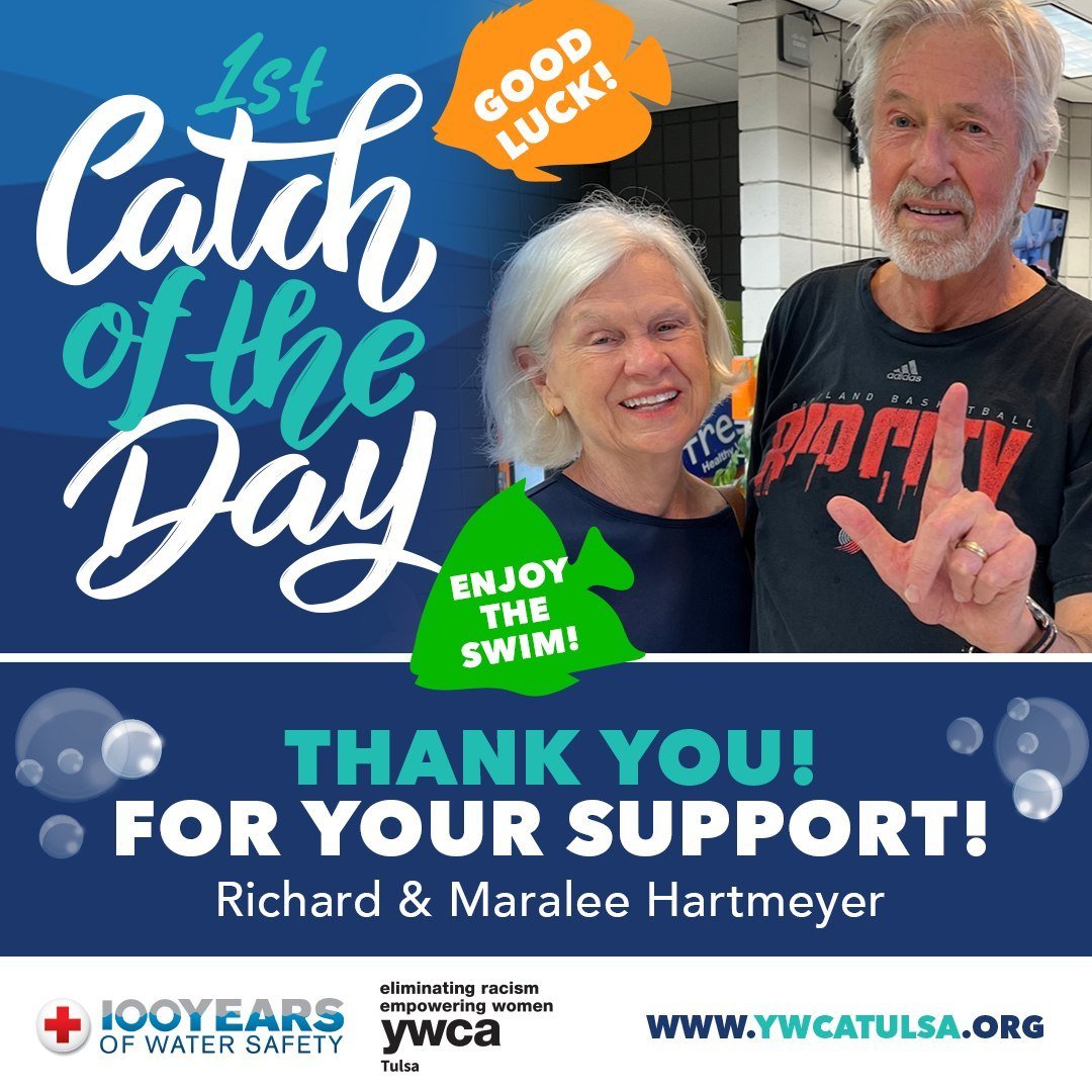 🐠🌊 A huge thanks to Richard &amp; Maralee Hartmeyer for their generous donation to our summer swim programs Los Pececitos and All-Swim. You were our Monday's &quot;First Catch of the Day,&quot; and your support means the world to us. 🙌💙

We invit