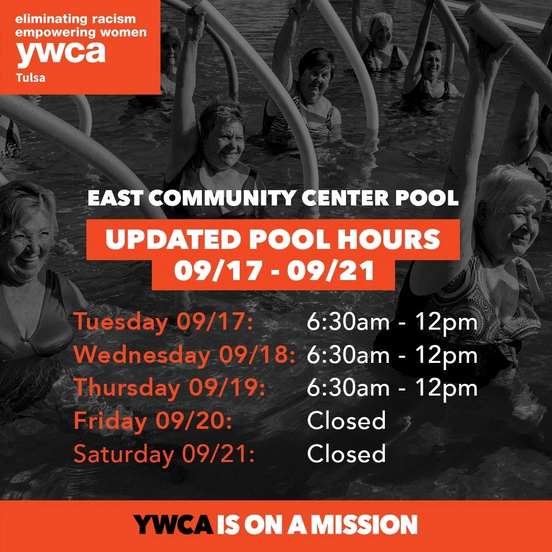 🌊🏊&zwj;♂️ UPDATED POOL HOURS 🏊&zwj;♀️🌊

🗓️ 9/17 - 9/21:
- Tuesday, Wednesday, Thursday: 6:30am - Noon
- Friday, Saturday: Closed for Welcoming Week Event 🎉

See you at the PJW pool or East's pool next week! 🌟
