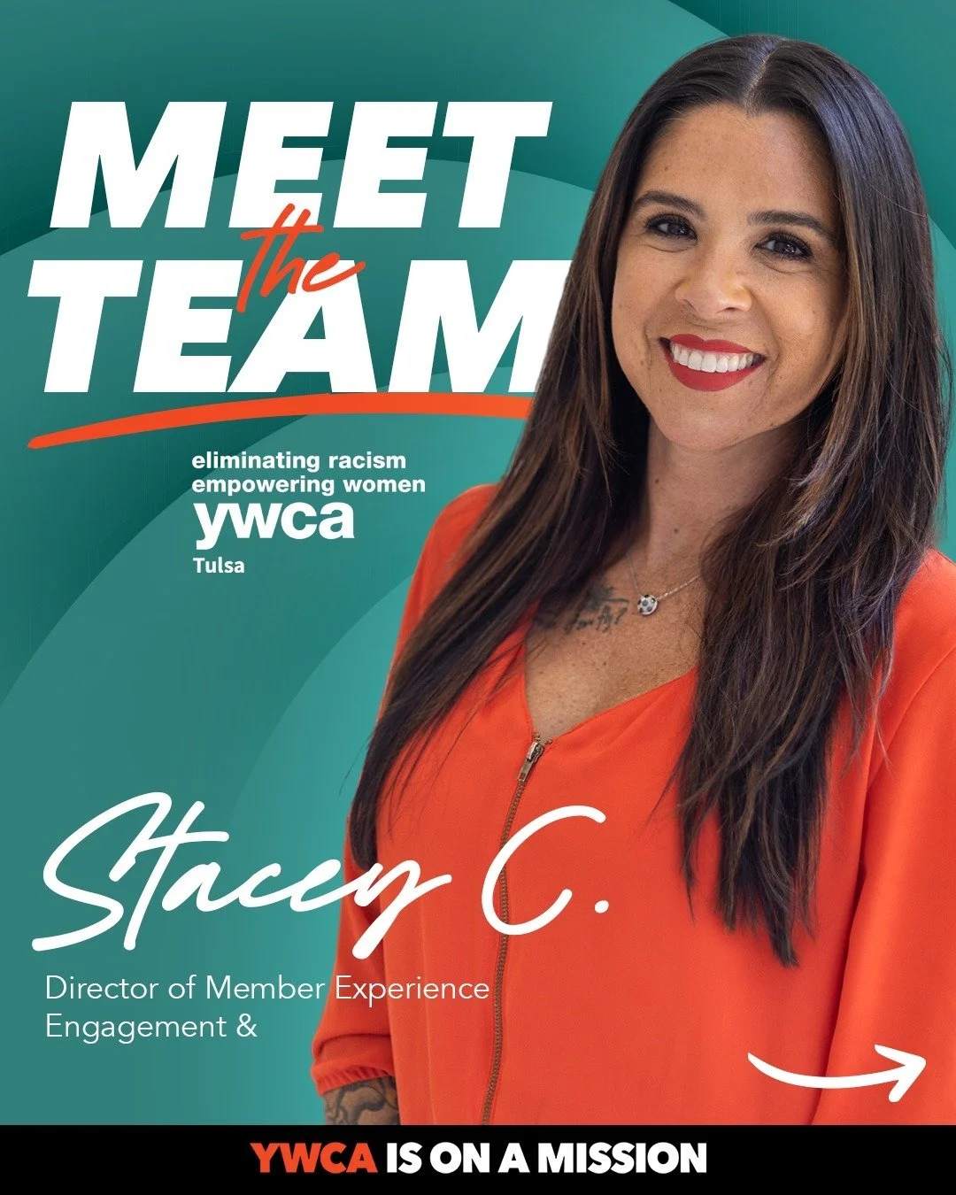 🎉 Meet the Team: Stacey Campbell 🎉Say hello to Stacey, YWCA Tulsa&rsquo;s Director of Member Experience &amp; Engagement! 🌟 Stacey brings her passion for community and commitment to making every member&rsquo;s experience special. You&rsquo;ll ofte