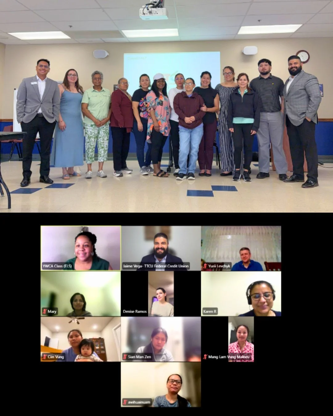 Big thank you to @ttcucreditunion who visited our classes to offer Financial Workshops both in-person and virtually!