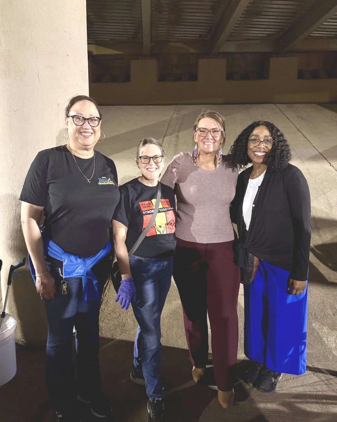 Several YWCA Tulsa board members, alongside their families, stepped up to serve our unhoused neighbors with @citylightsok