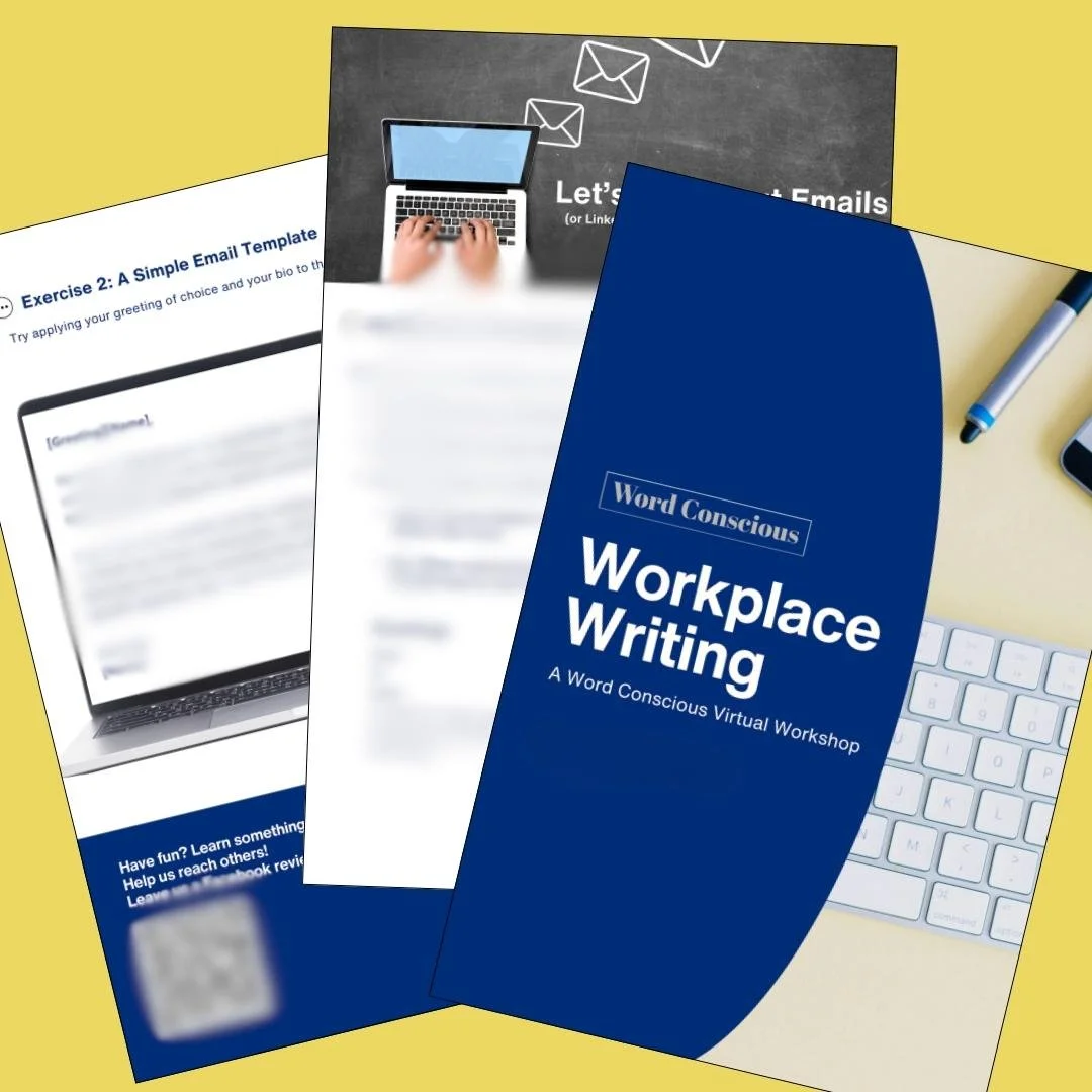 Word conscious writing training materials