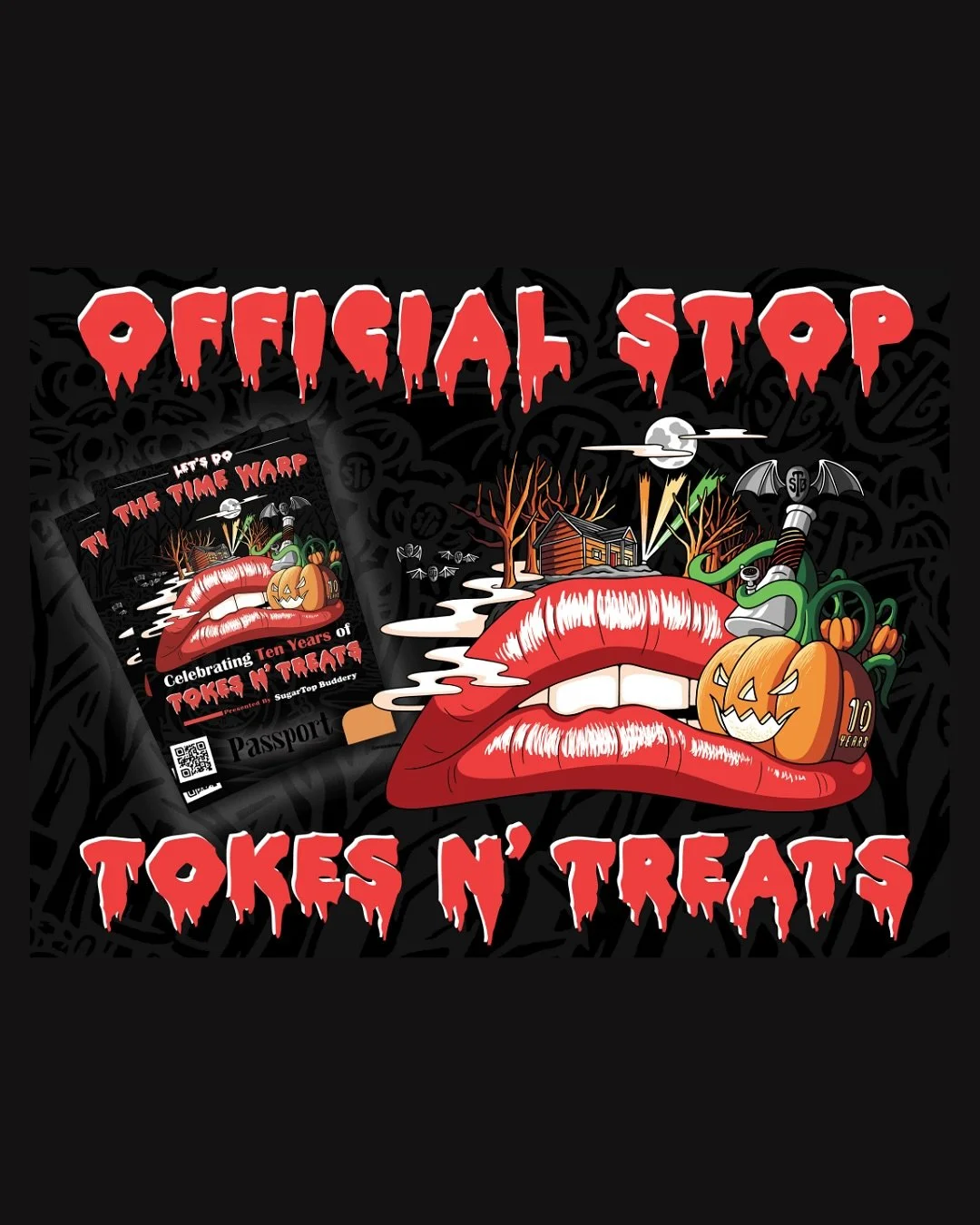 It’s the last week of the 10th Annual Tokes N Treats Dispensary Crawl culminating in our Annual Halloween Bash this Friday 10/31 Halloween Night! 
If you haven’t started your passport there’s still time! Check out the participating