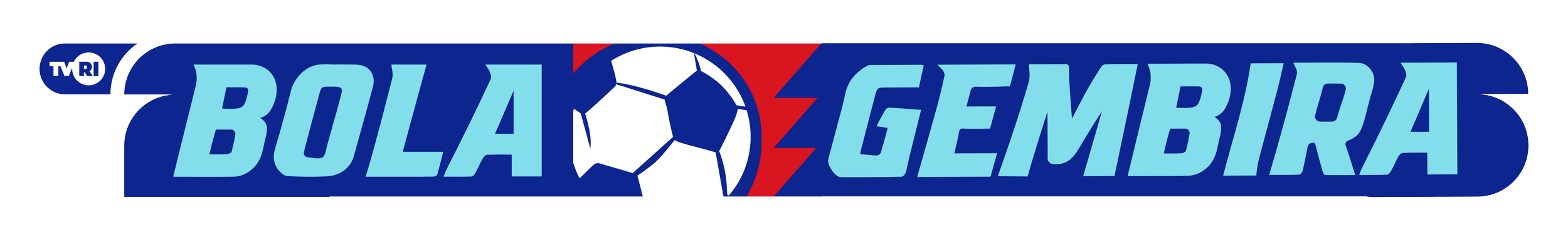 Logo of Bula Gembira, a soccer-related event or organization, with a soccer ball graphic in the center and a blue, red, and white color scheme.