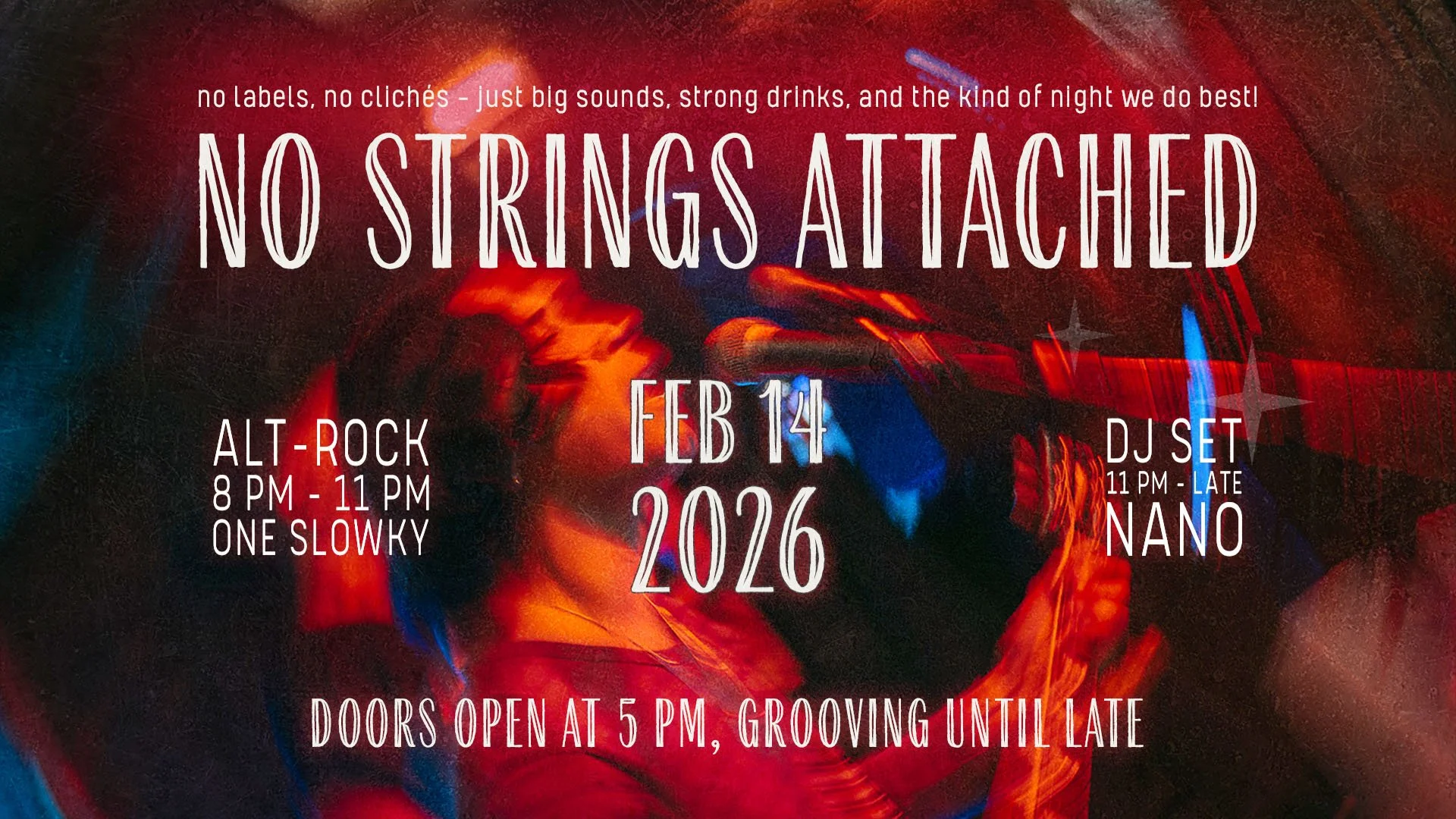VALENTINE’s DAY PARTY IN UBUD | NO STRINGS ATTACHED AT NO MÁS BAR