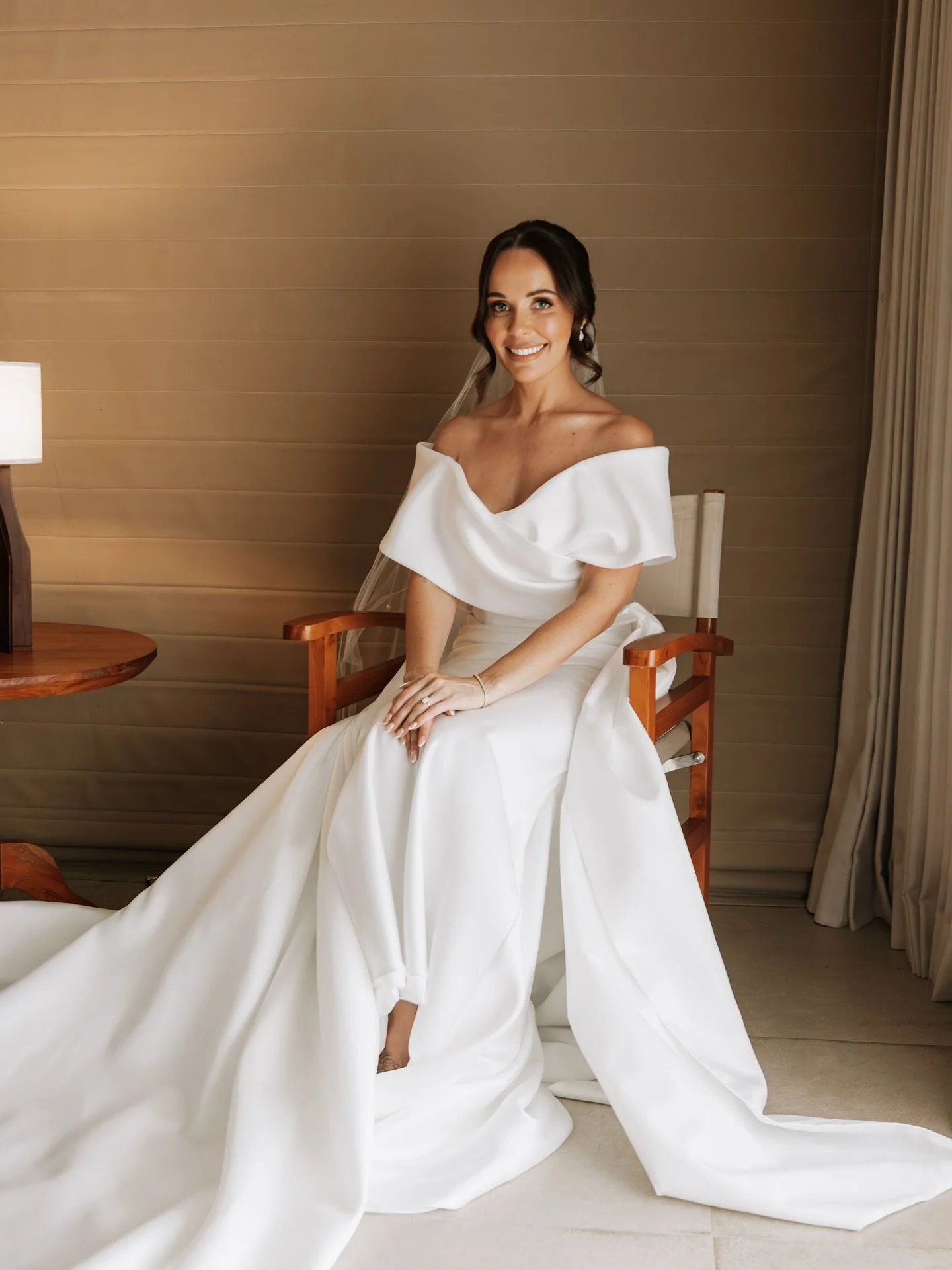 Our gorgeous TWA bride Tayla looking like a QUEEN in Jess gown and overskirt pair by @evalendel &mdash; the perfect choice for her stunning Bali wedding ✨ 

Thank you @motionhouseweddings for capturing all of the beautiful and subtle details.