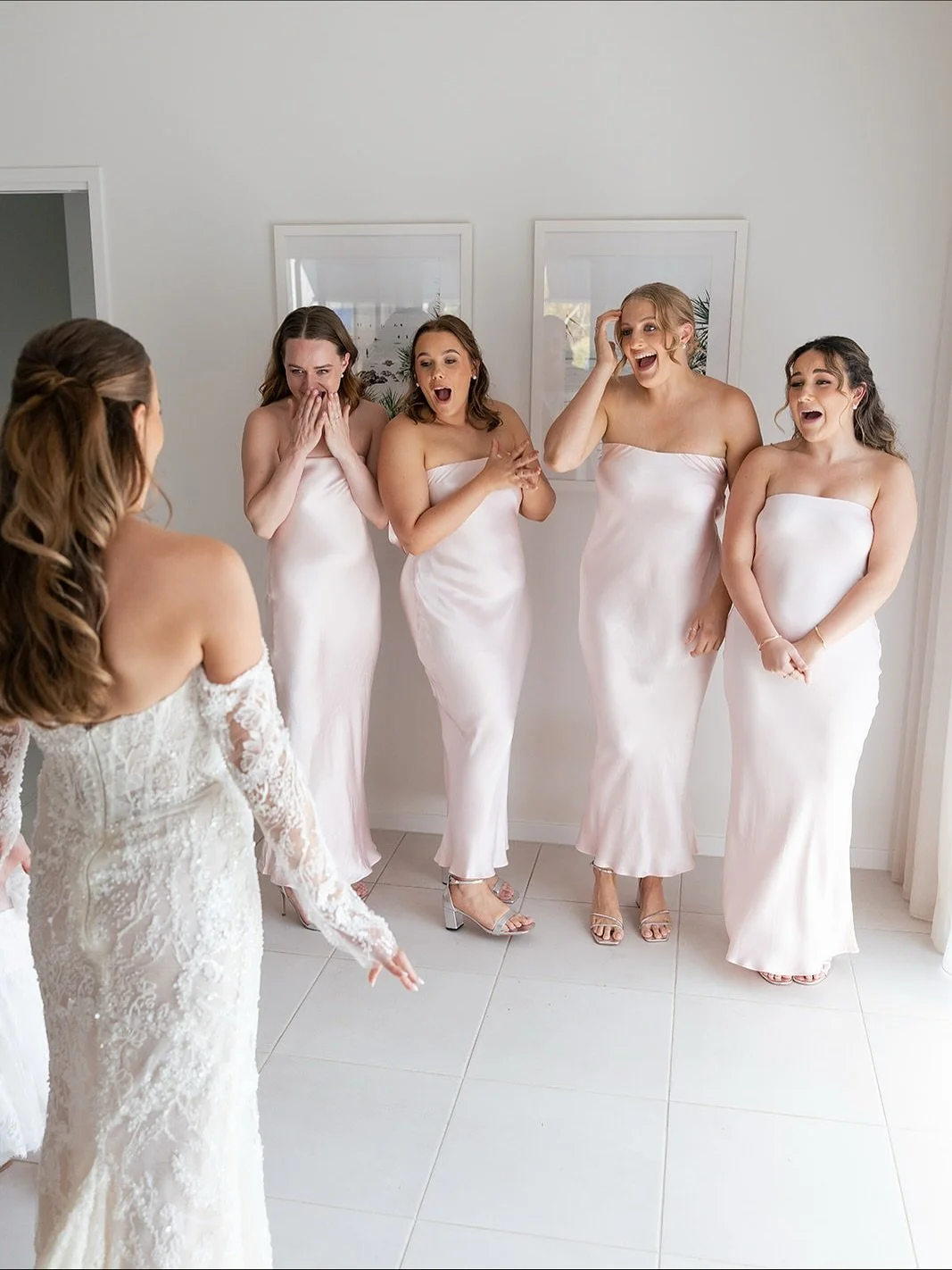 Their reaction is everything! Bridal prep (and reveal) moments with our gorgeous Chloe and her bride squad 🤍

Thank you @figtreepictures for allowing us to share these special moments! 

Chloe&rsquo;s vendors: 
Photographer @figtreepictures
Venue @a