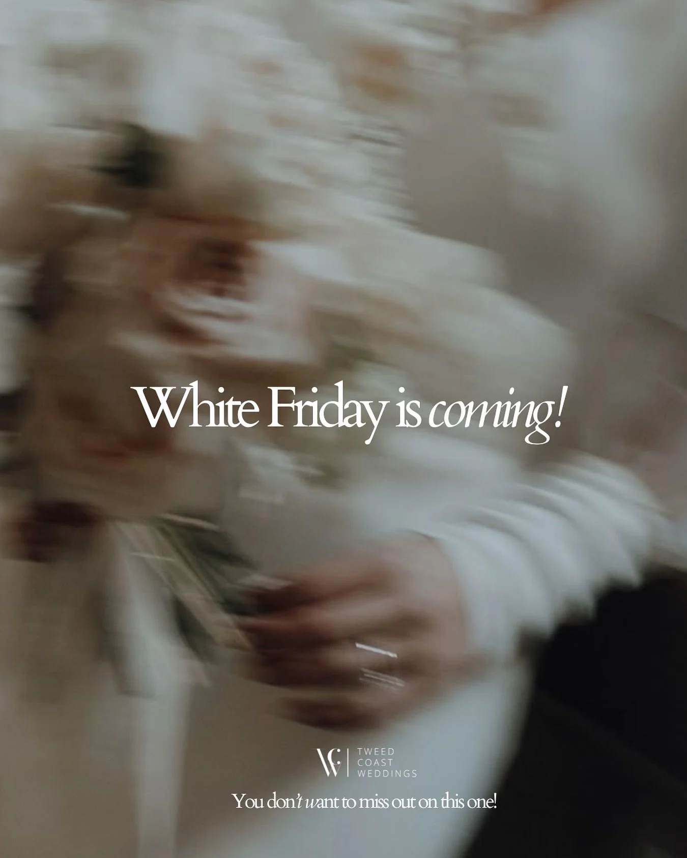 White Friday sale is coming&hellip;

All of your favourite Tweed Coast venues and vendors coming together to bring your wedding a whole lot of SAVINGS. 

Head over to @tweedcoastweddings to register your details and be the first to know when event is