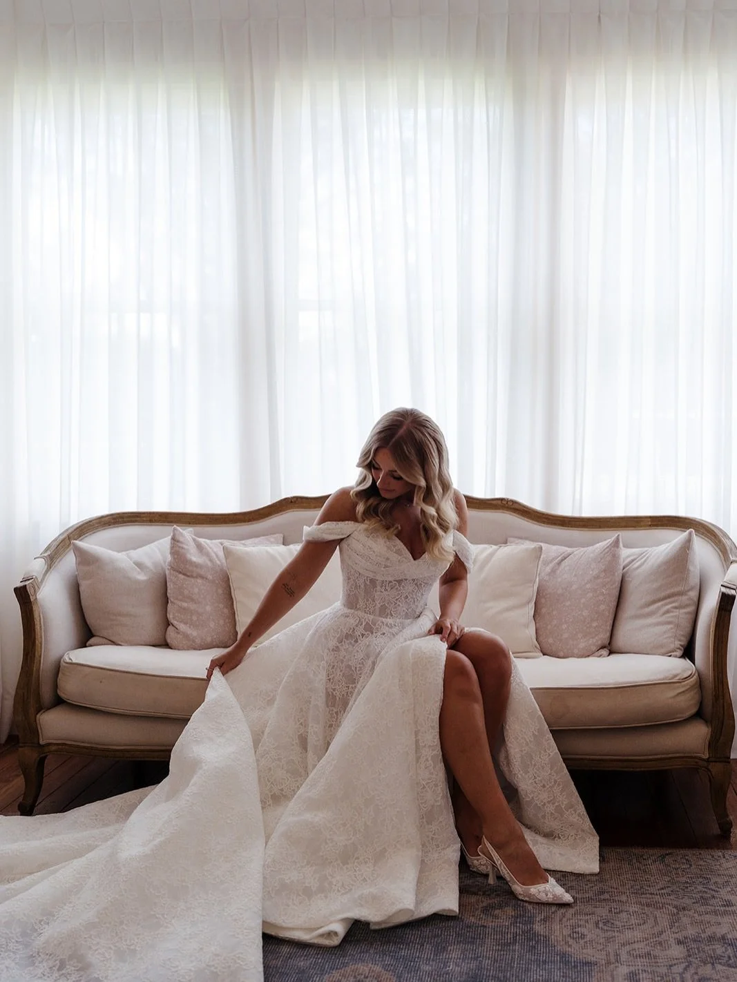 Real bride Alice a lace vision in Millie gown by Trish Peng.

Some people have a way of making everyone around them feel a little brighter, and Alice was one of those people.

The warmest heart and the most beautiful energy on her journey to find the