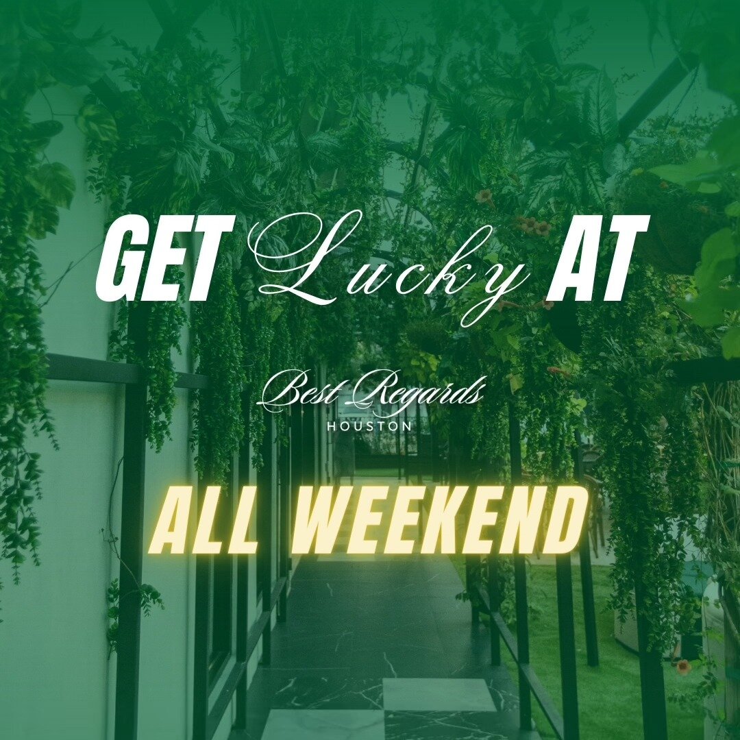 Get lucky at Best Regards for Saint Patricks day! Comment with a ☘️ and tag your friends for a chance to win a free bottle and section on Sunday!

.
.
 #bestregardshouston #sundayfunday #BestRegards #bestregardshou #saintpattys #saintpatricksday