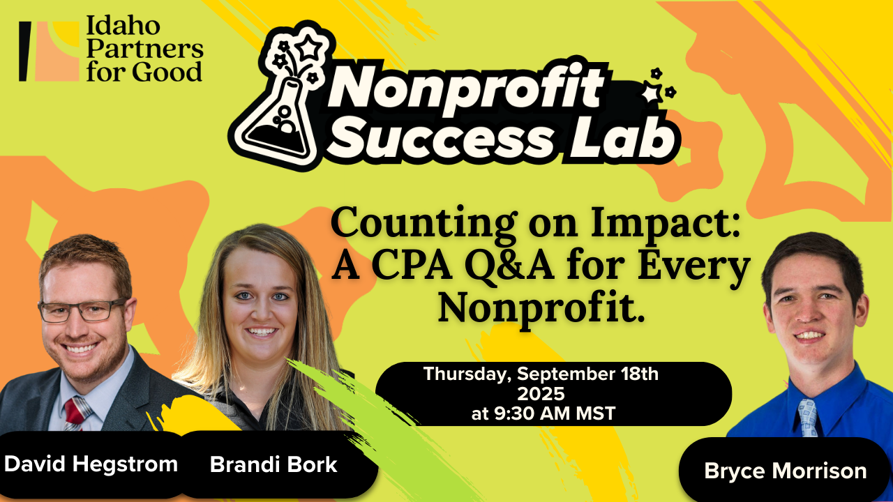 Counting on Impact: A CPA Q&A for Every Nonprofit.