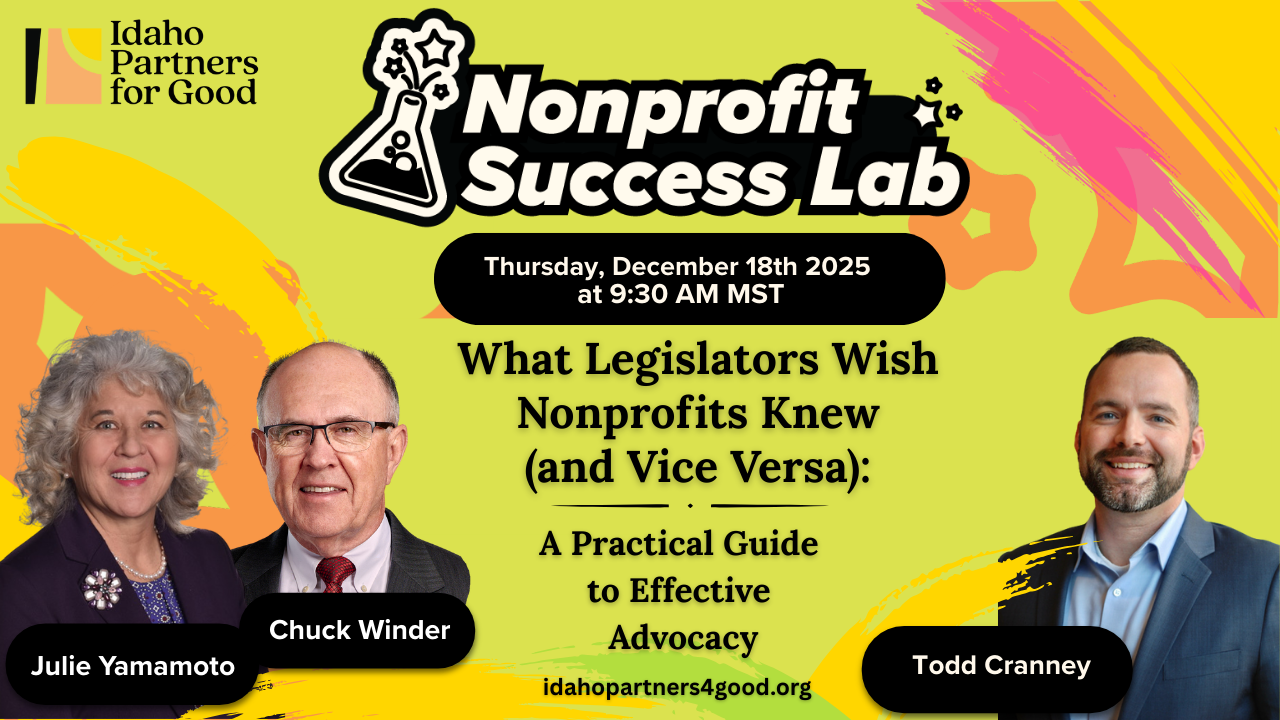 What Legislators Wish Nonprofits Knew (And Vice Versa): A Practical Guide to Effective Advocacy. 