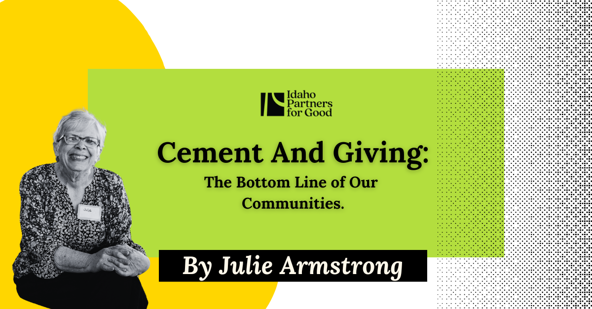 Cement and Giving: The Bottom Line of Our Communities 