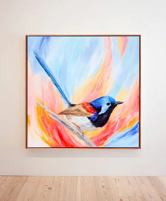 Poised_Variegated_Fairywren_Lydie_Paton_Gallery_Wall_view.jpg