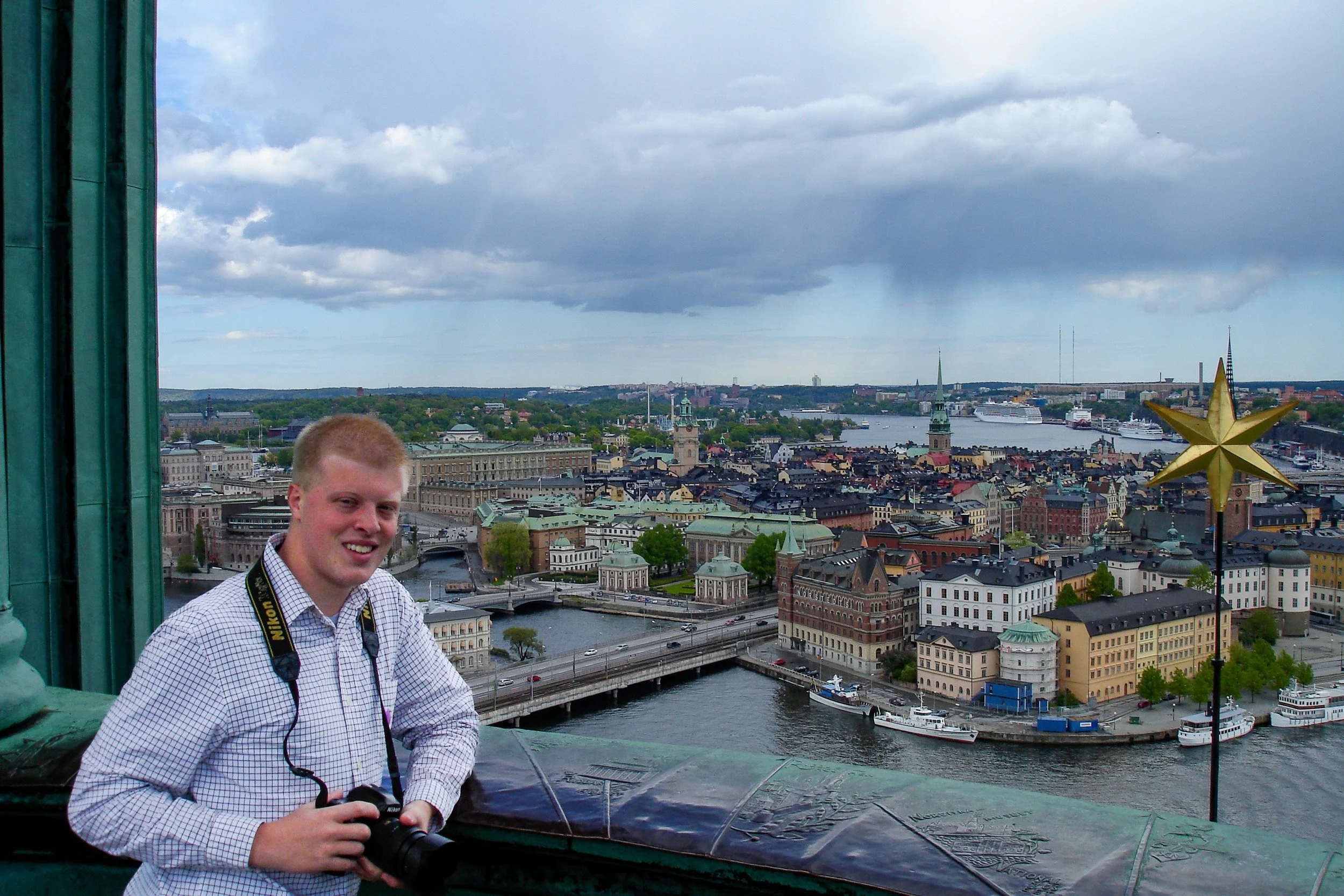 Noah in Stockholm City Hall Tower 
