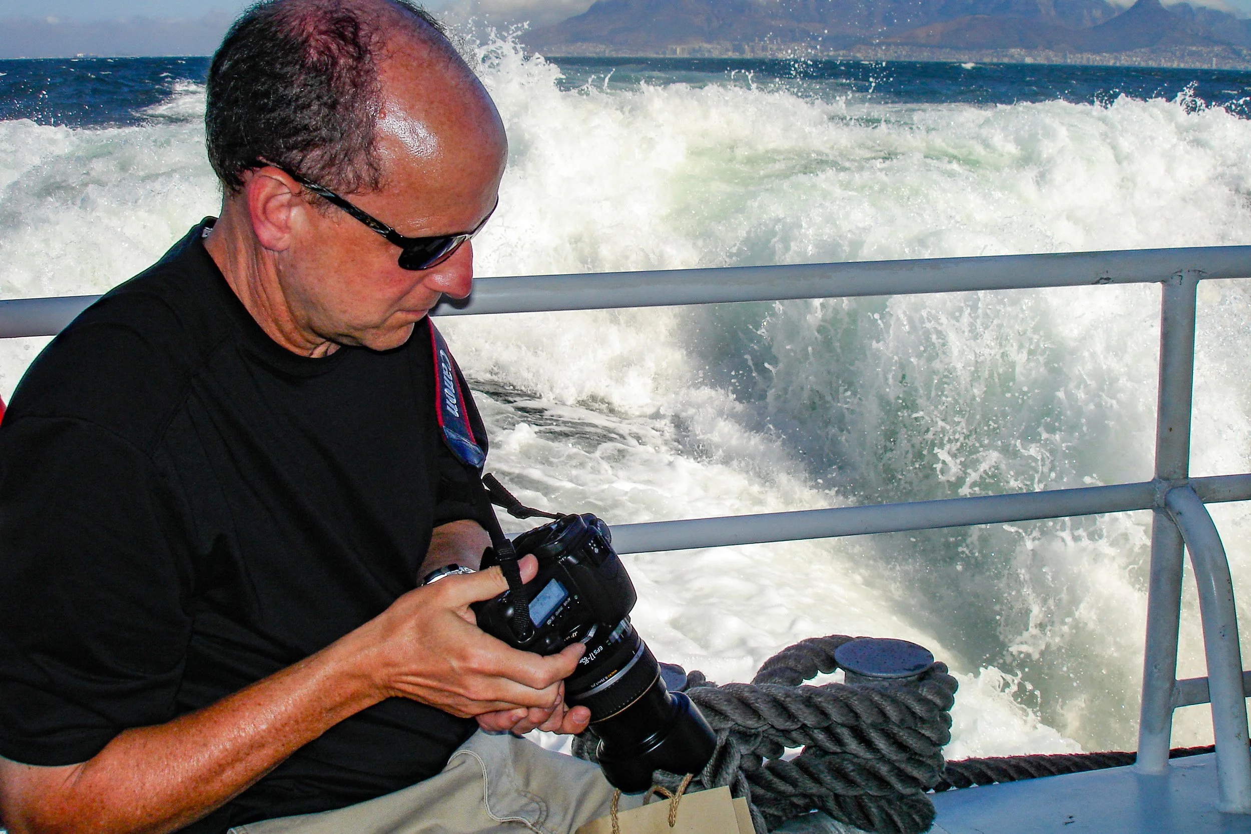 Riding out to Robben Island