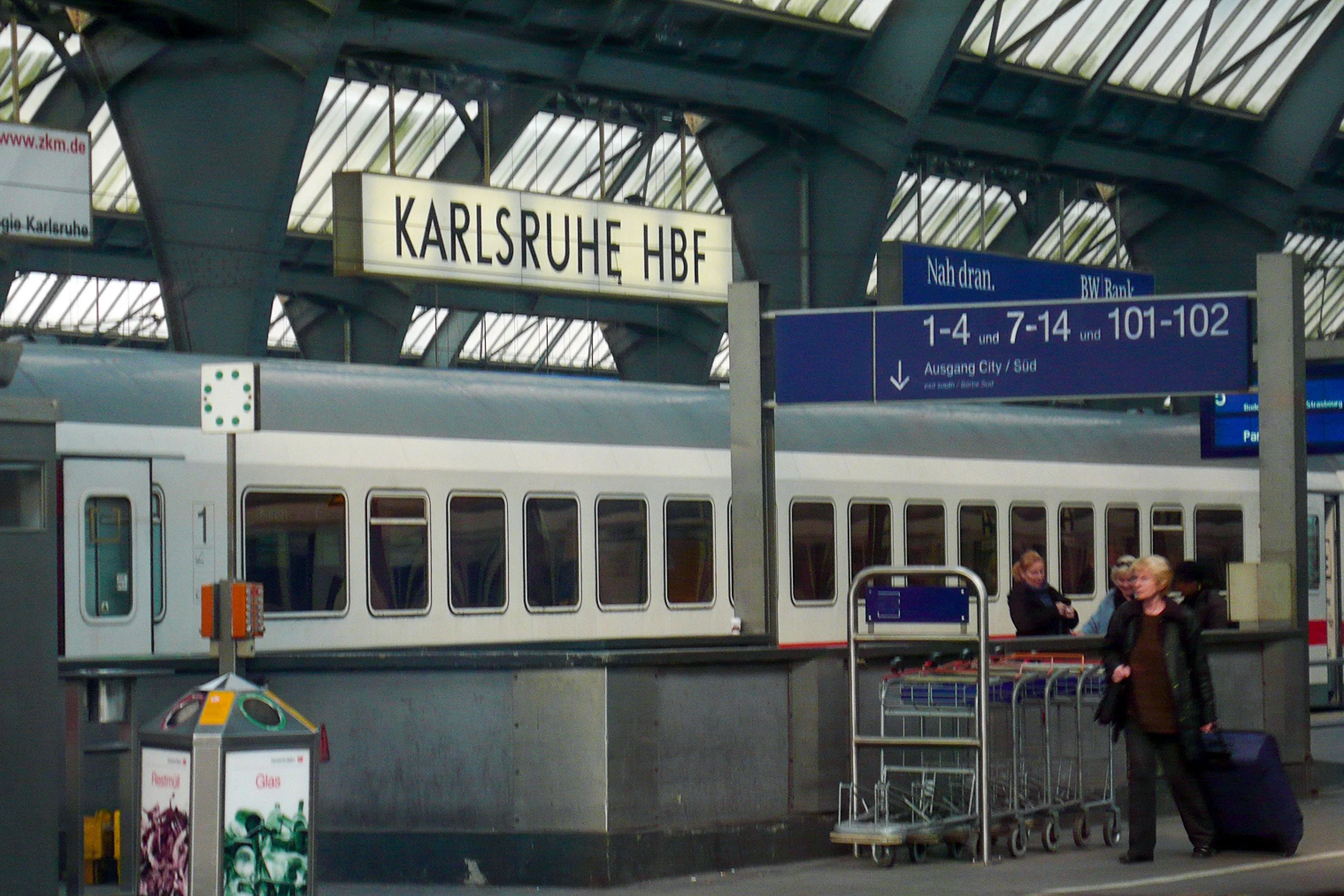 A train change between Paris and Munich