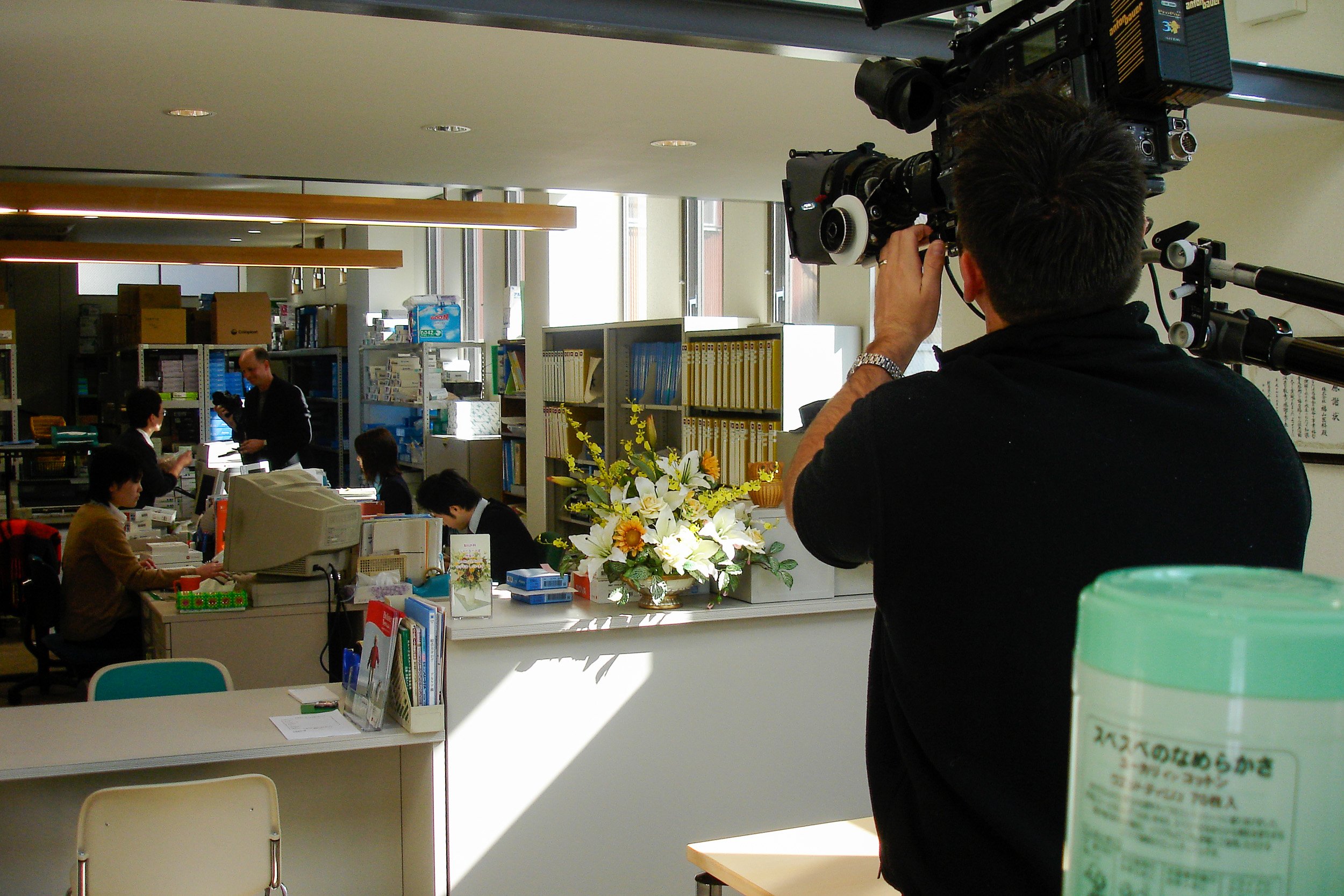 Shooting the Hollister offices