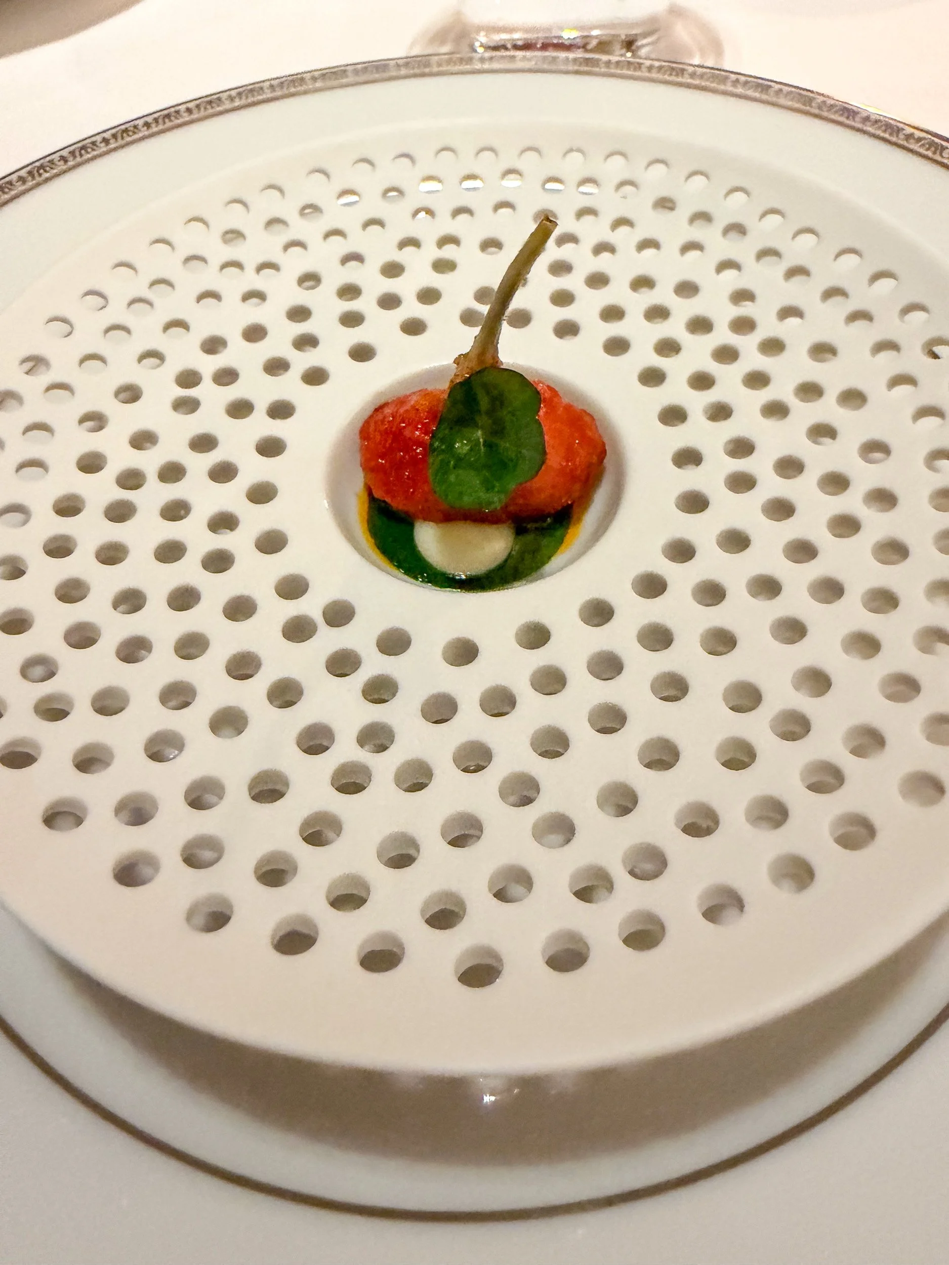 Starter at L’Ambroisie.