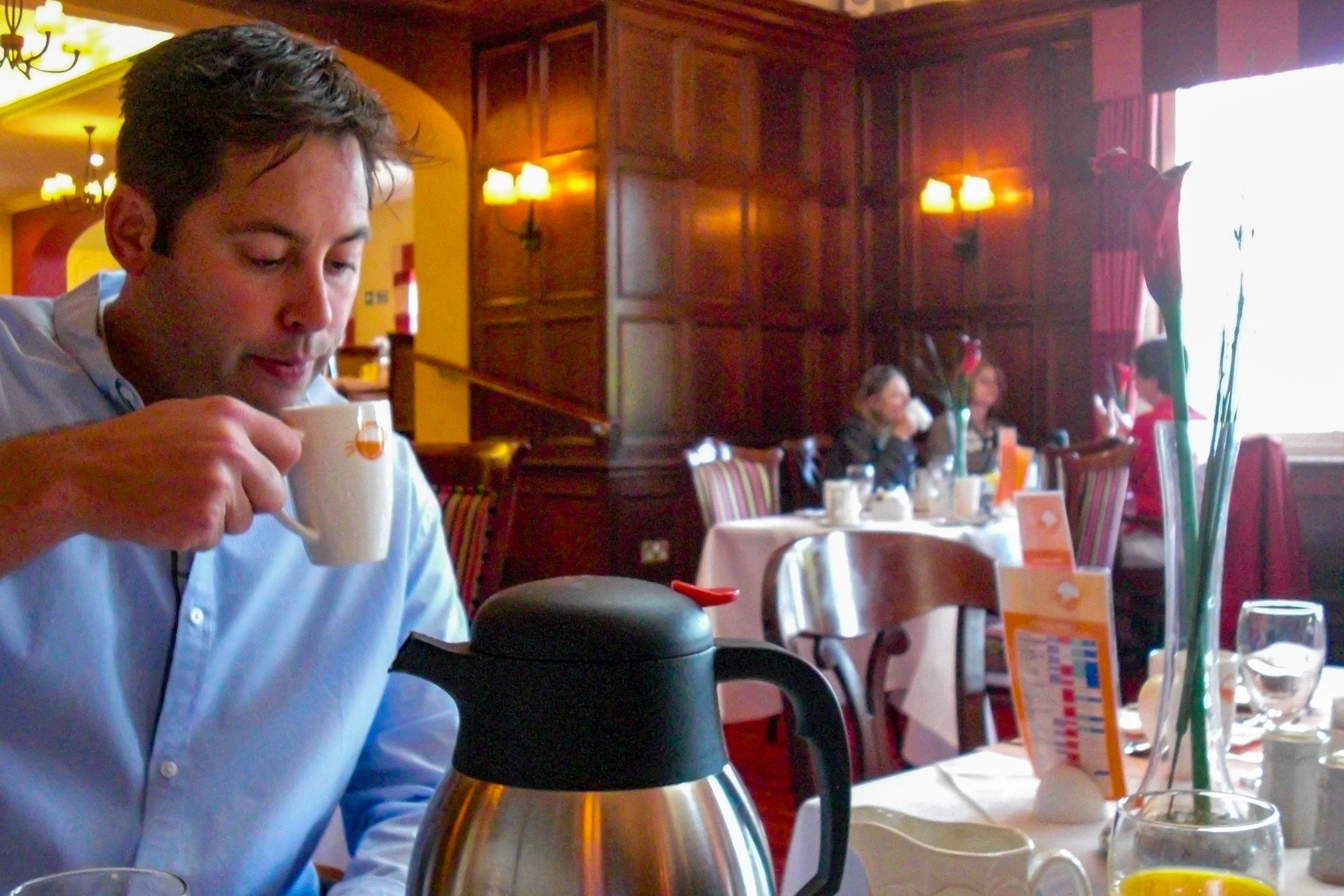 Avisford Park breakfast