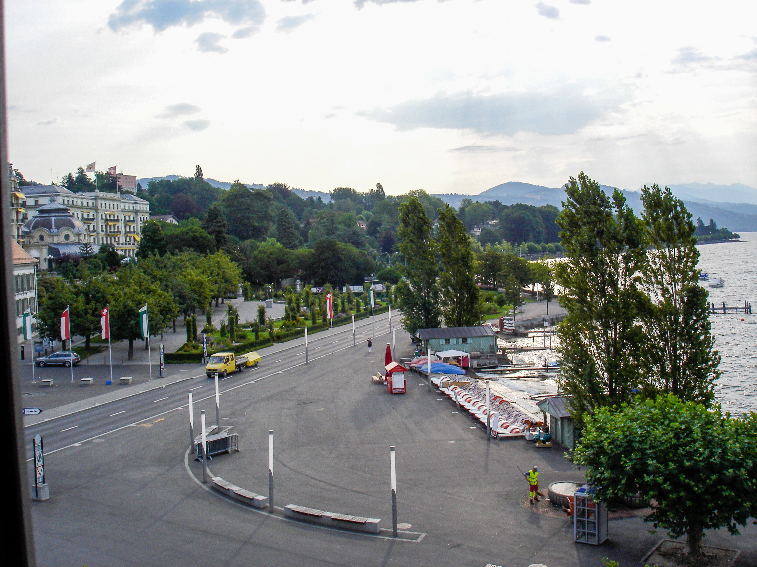 Lausanne from our hotel room