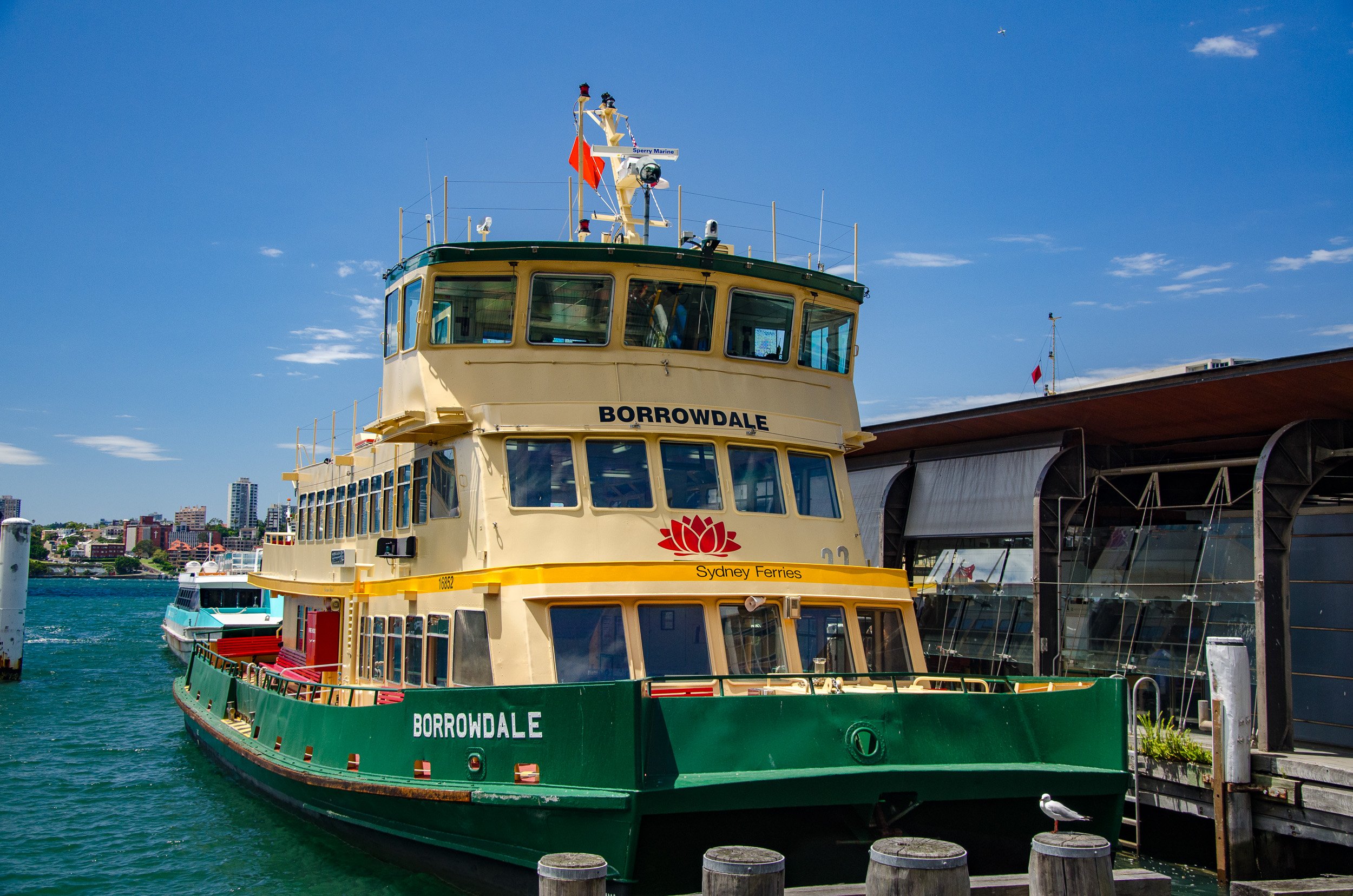Ferry ready to depart